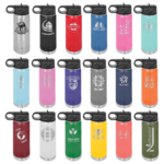 JDS Industries 20 oz Water Bottle w/ engraving asst colors