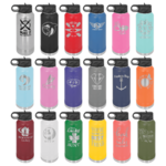 JDS Industries 32 oz Water Bottle w/ engraving ast colors