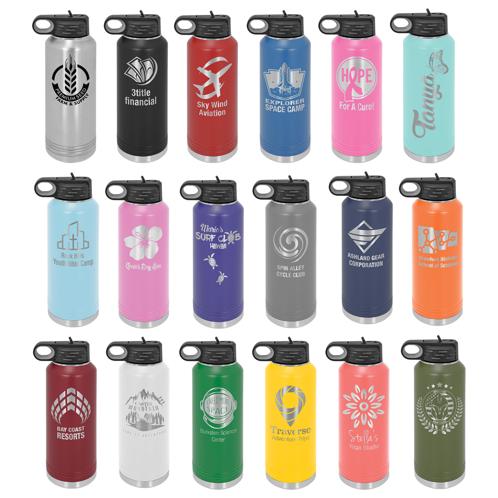 JDS Industries 40 oz Water Bottle Assorted colors