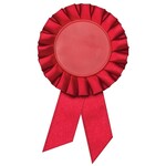 JDS Industries 5RBS12 Red Rosette Ribbon w/ 2" insert