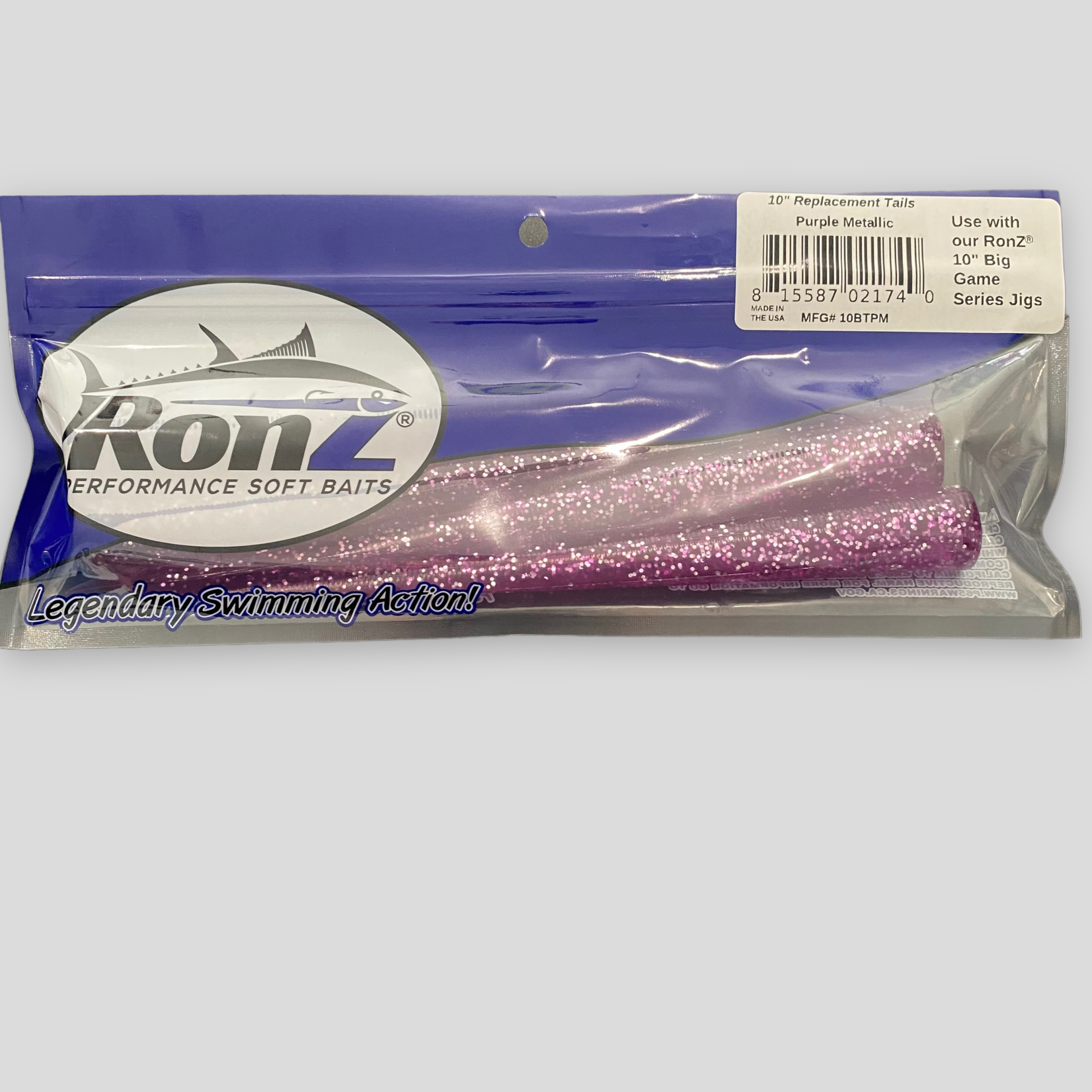 RonZ 6 Replacement Tails Silver Metallic