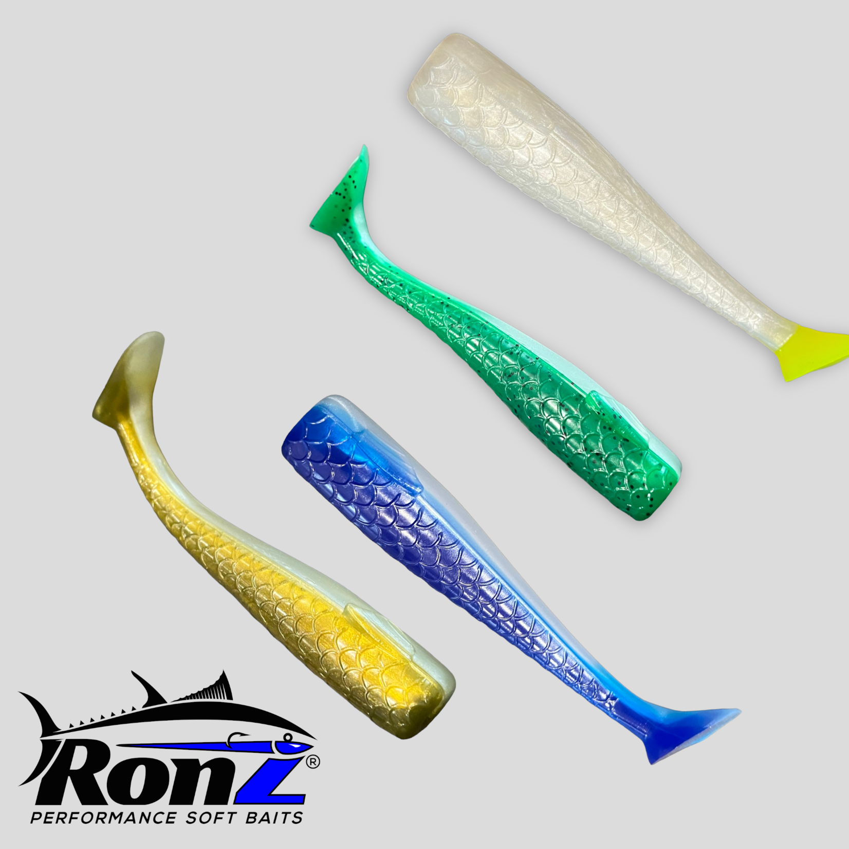 RonZ Z-Fin Paddle Tail - Tyalure Tackle