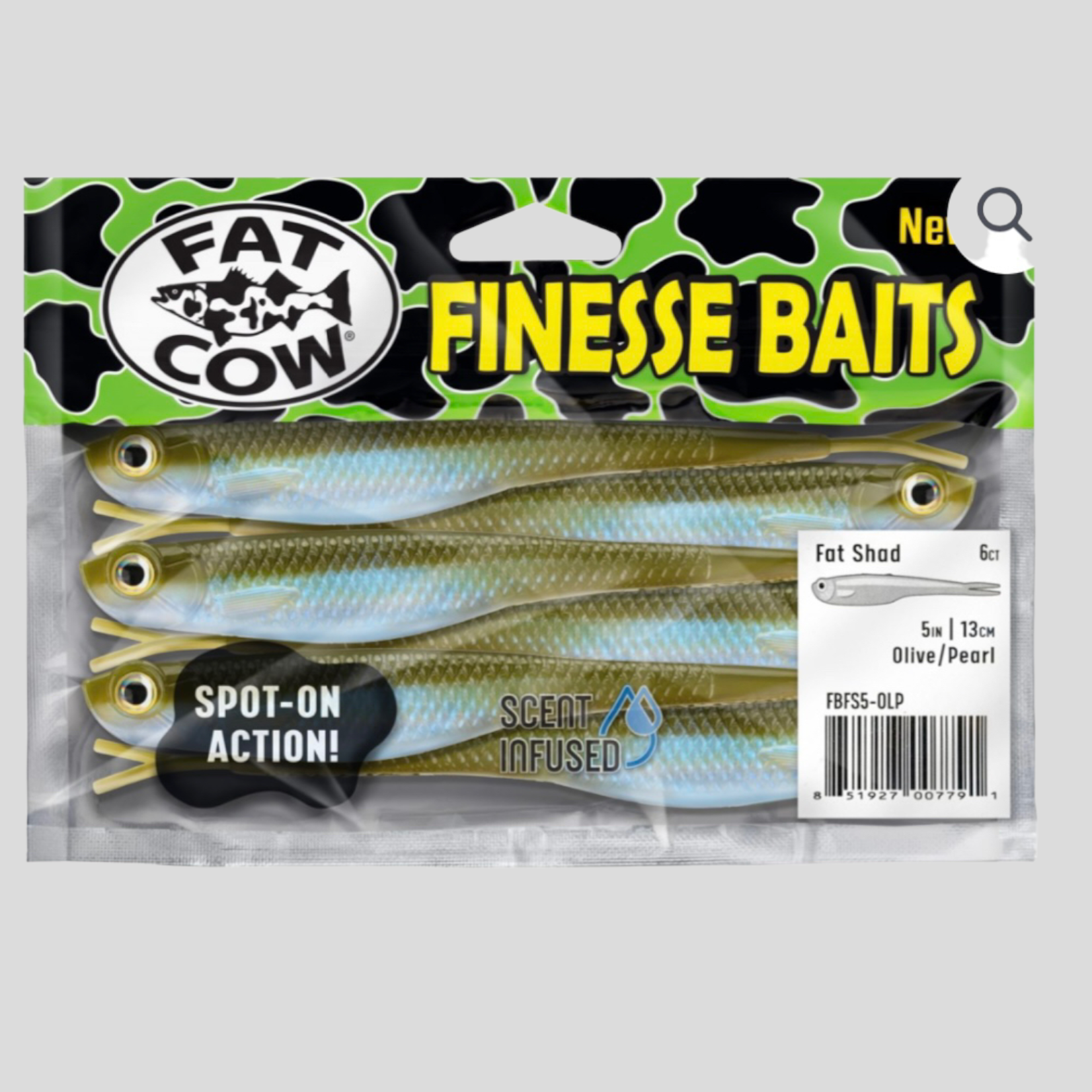 Fat Cow Shad Finesse Baits - Tyalure Tackle