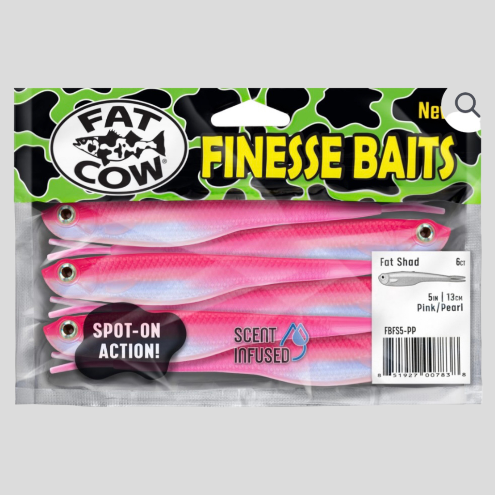 Fat Cow Fat Cow Shad Finesse Baits