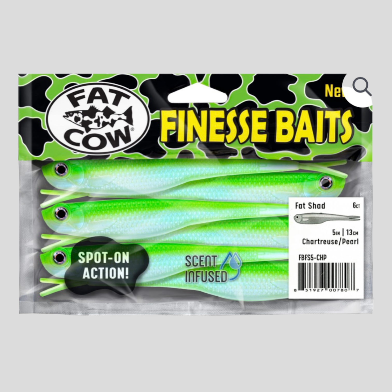 Fat Cow Shad Finesse Baits - Tyalure Tackle