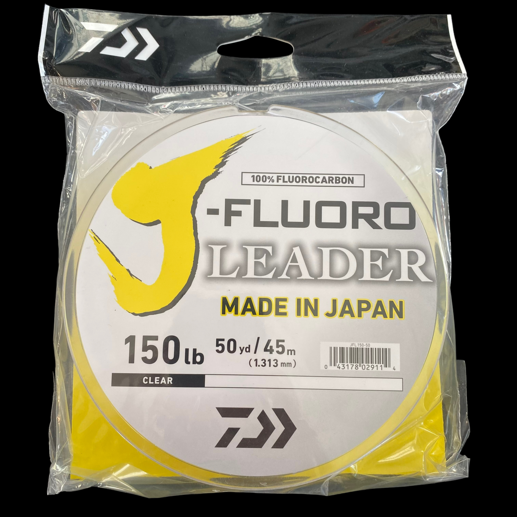 Daiwa J-Fluoro Fluorocarbon Leader - 12lb - 100yd