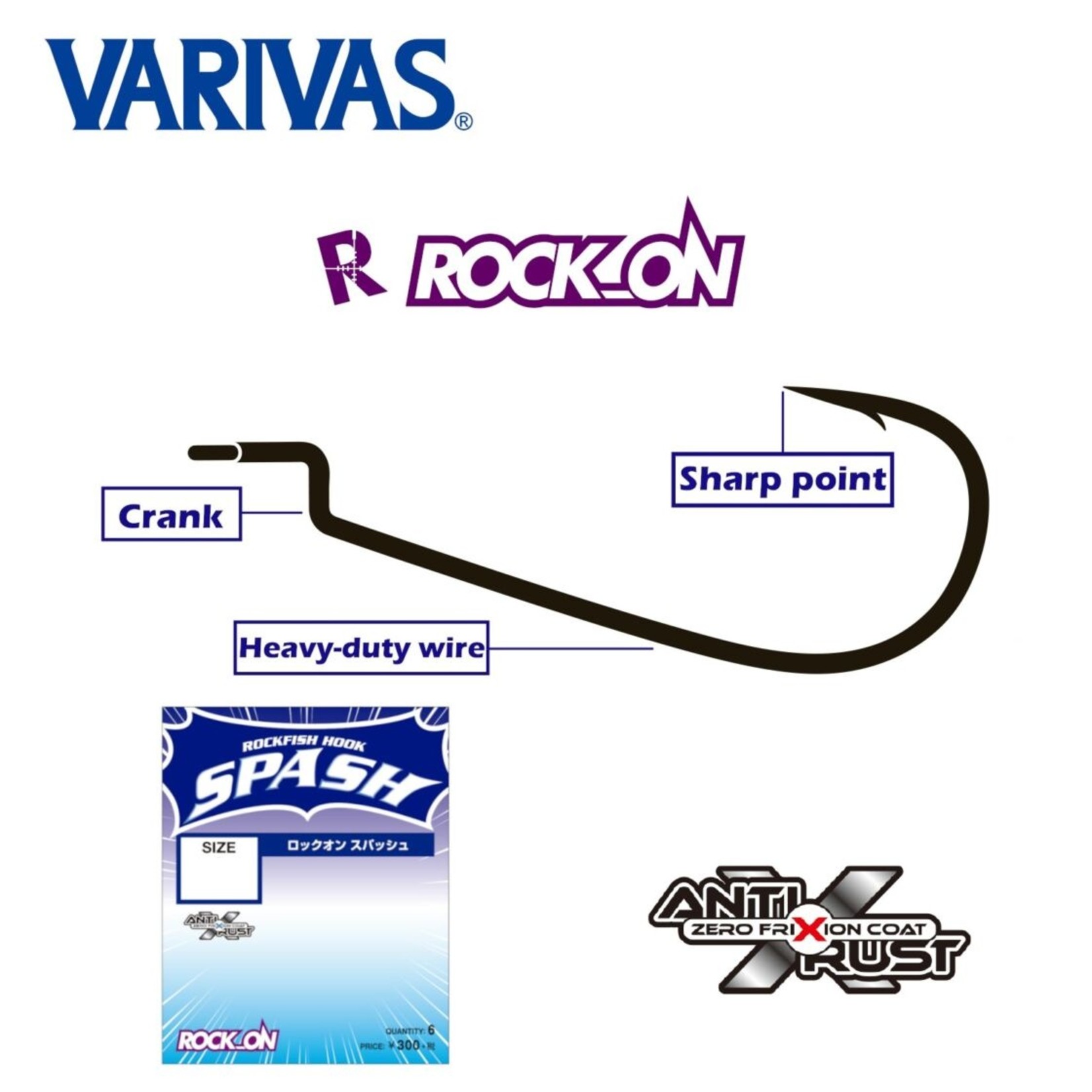 Varivas Varivas Rock On Hooks