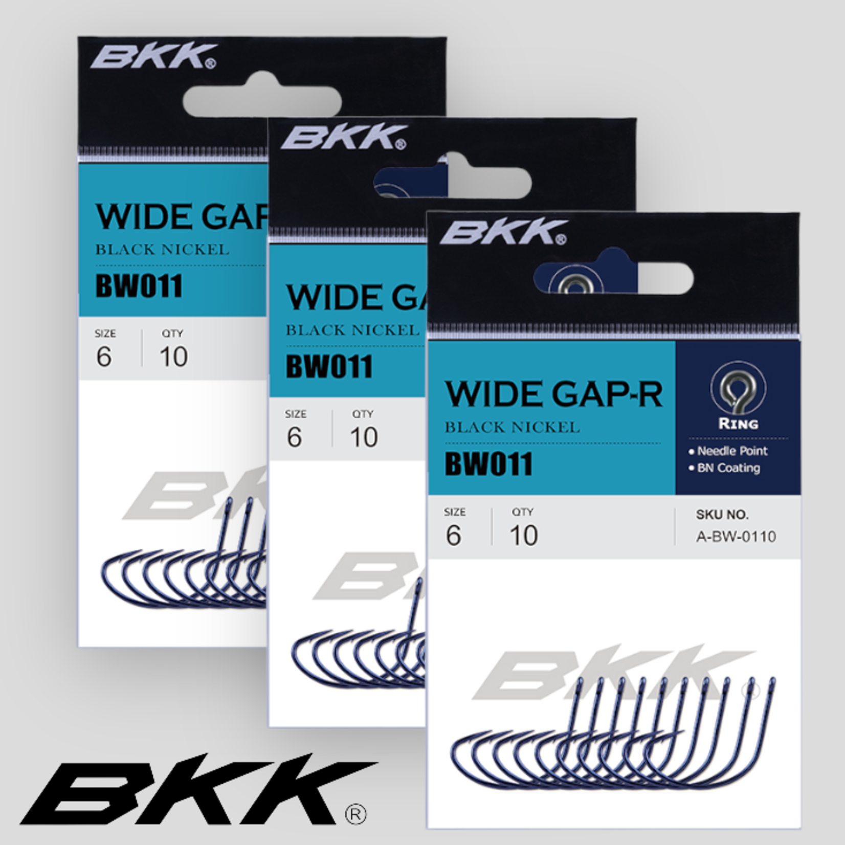 BKK Wide Gap-R Hooks – Waterloo Rods