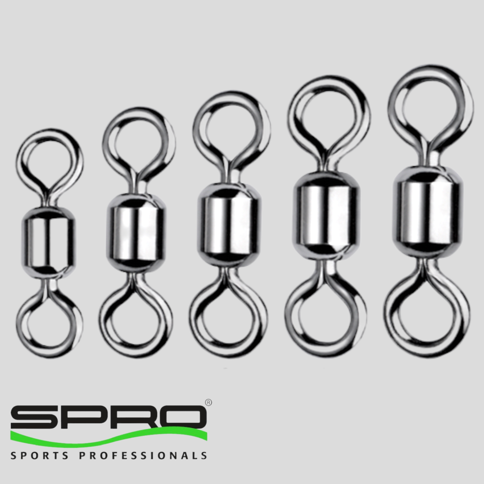 Spro Power Swivels Black