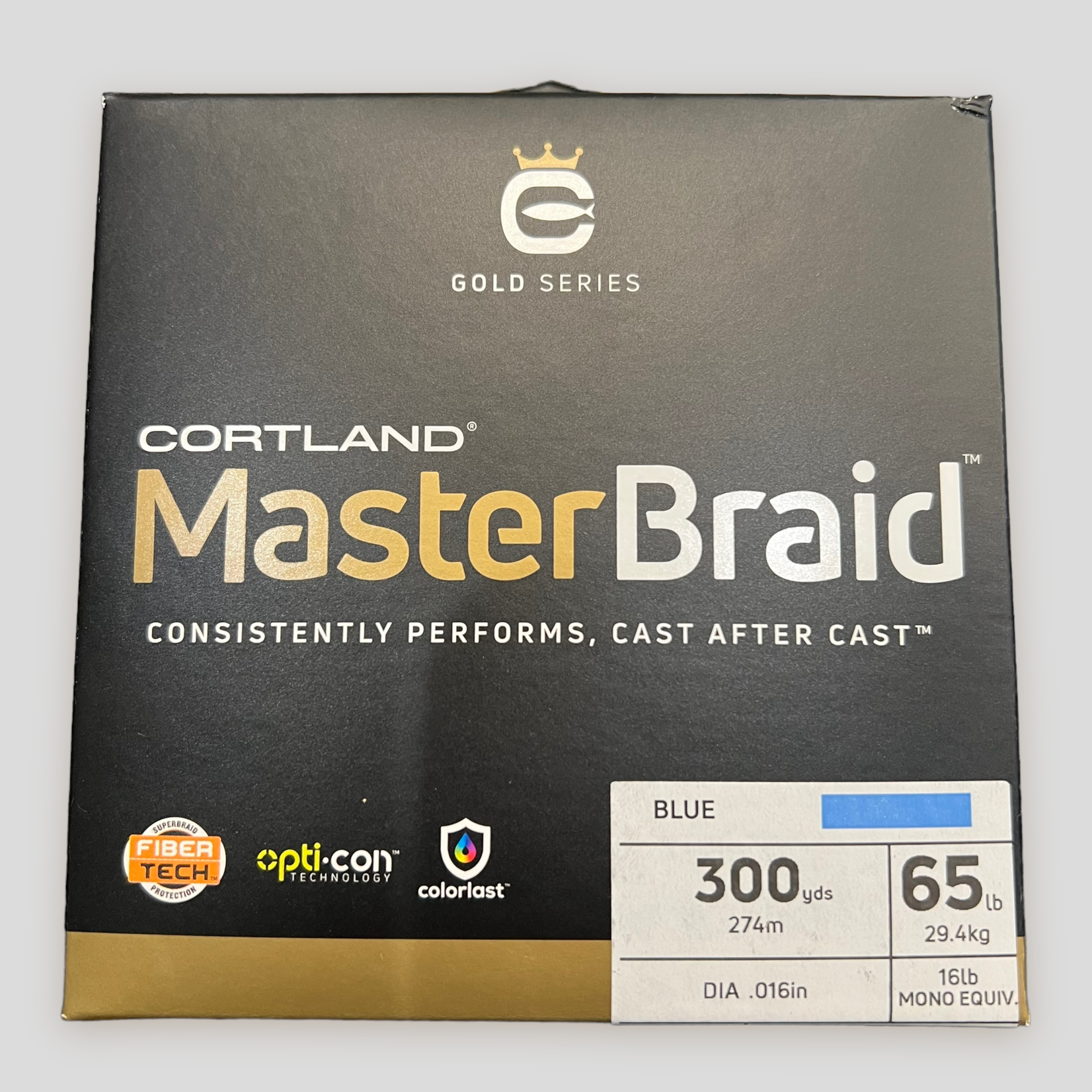 Cortland Master Braid Fishing Line - 50lb - 300yd - Blue