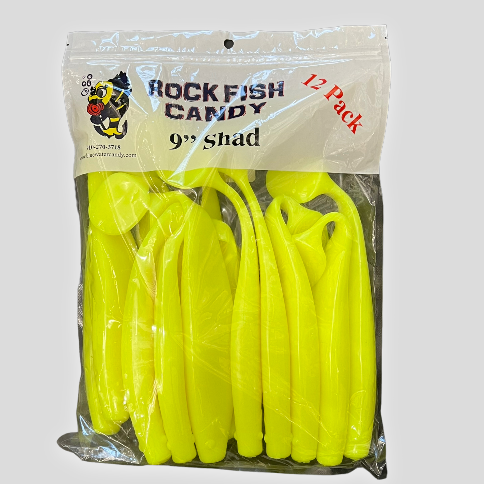 Buy P.A.R.A. Global 9 - Inch Rock Fish Rubber Shad Soft Fishing