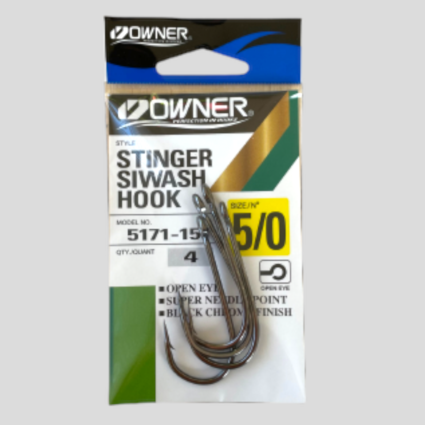 Owner Stinger Siwash Hooks - Tyalure Tackle