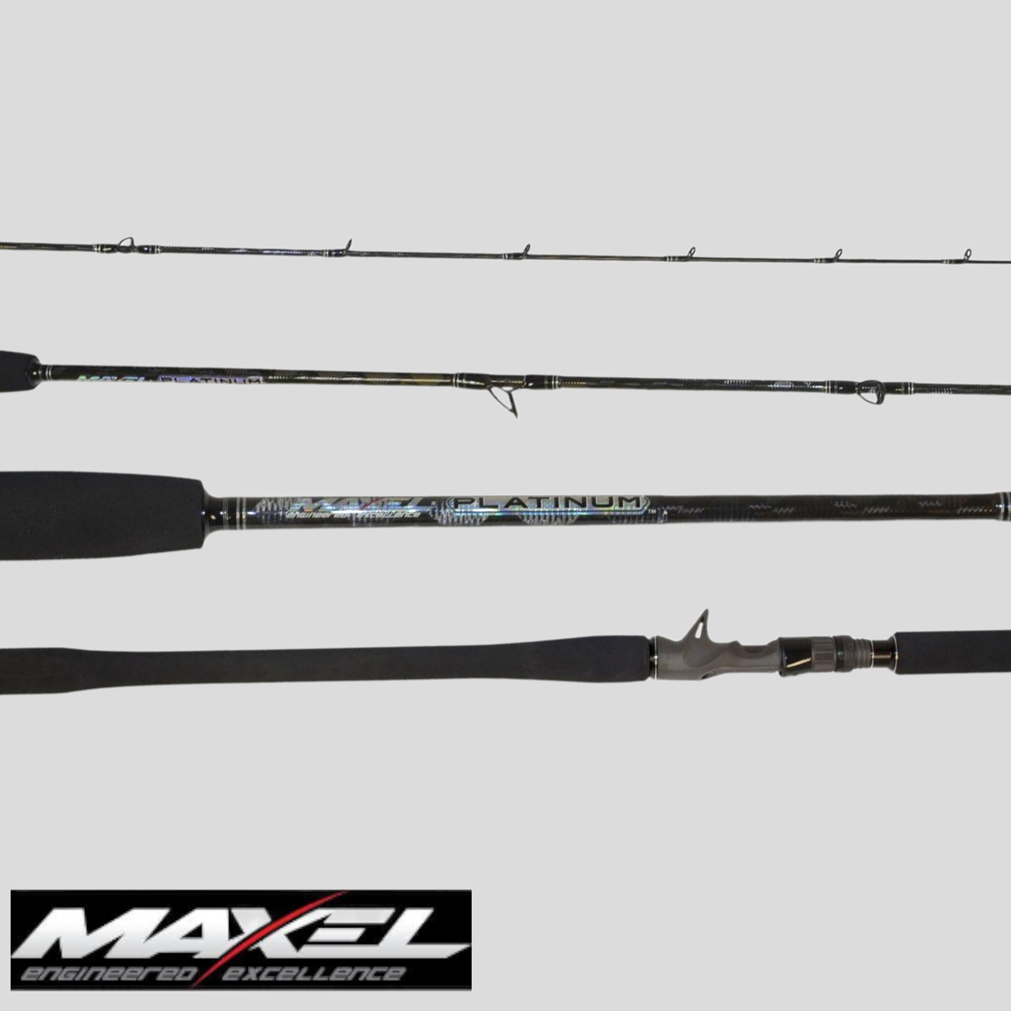 Maxel Platinum Slow Pitch Casting Rod - Tyalure Tackle