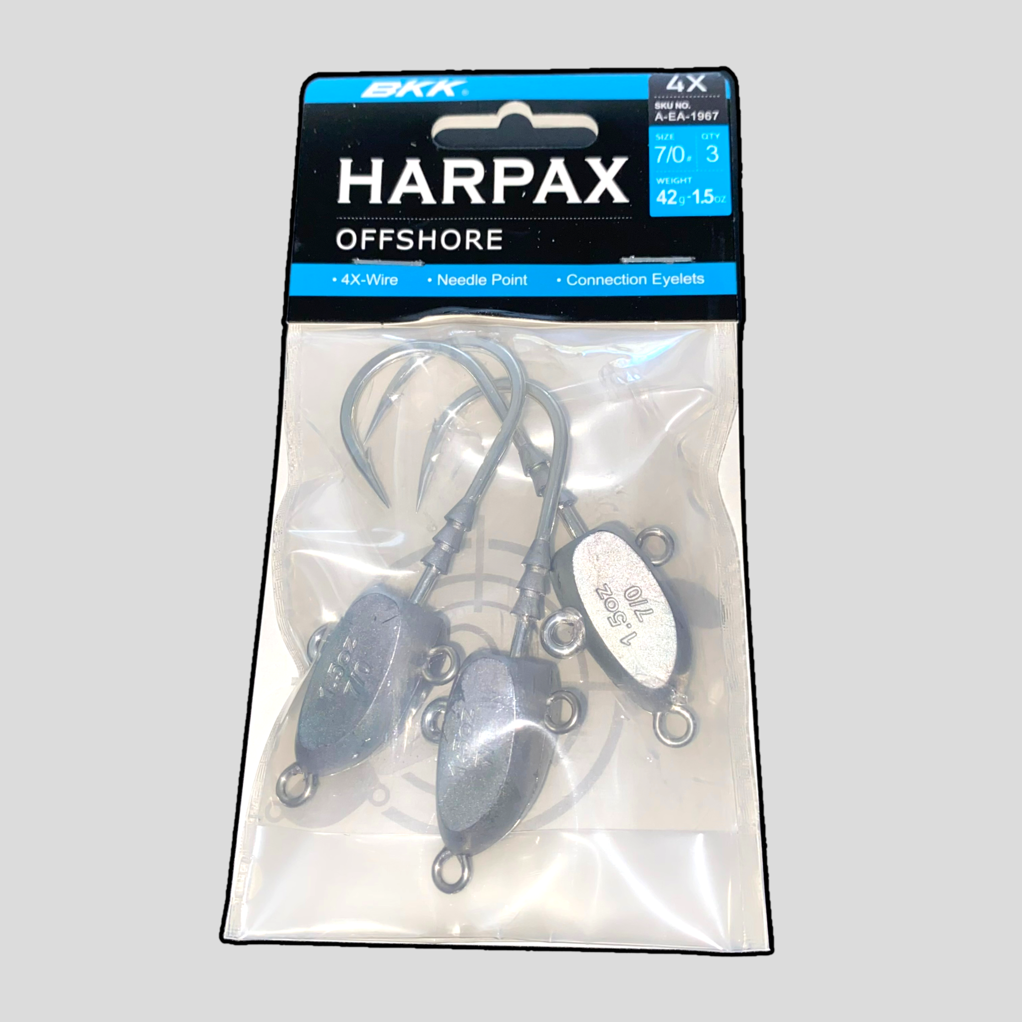 BKK Saltwater Jighead-Single Assist Hook HARPAX