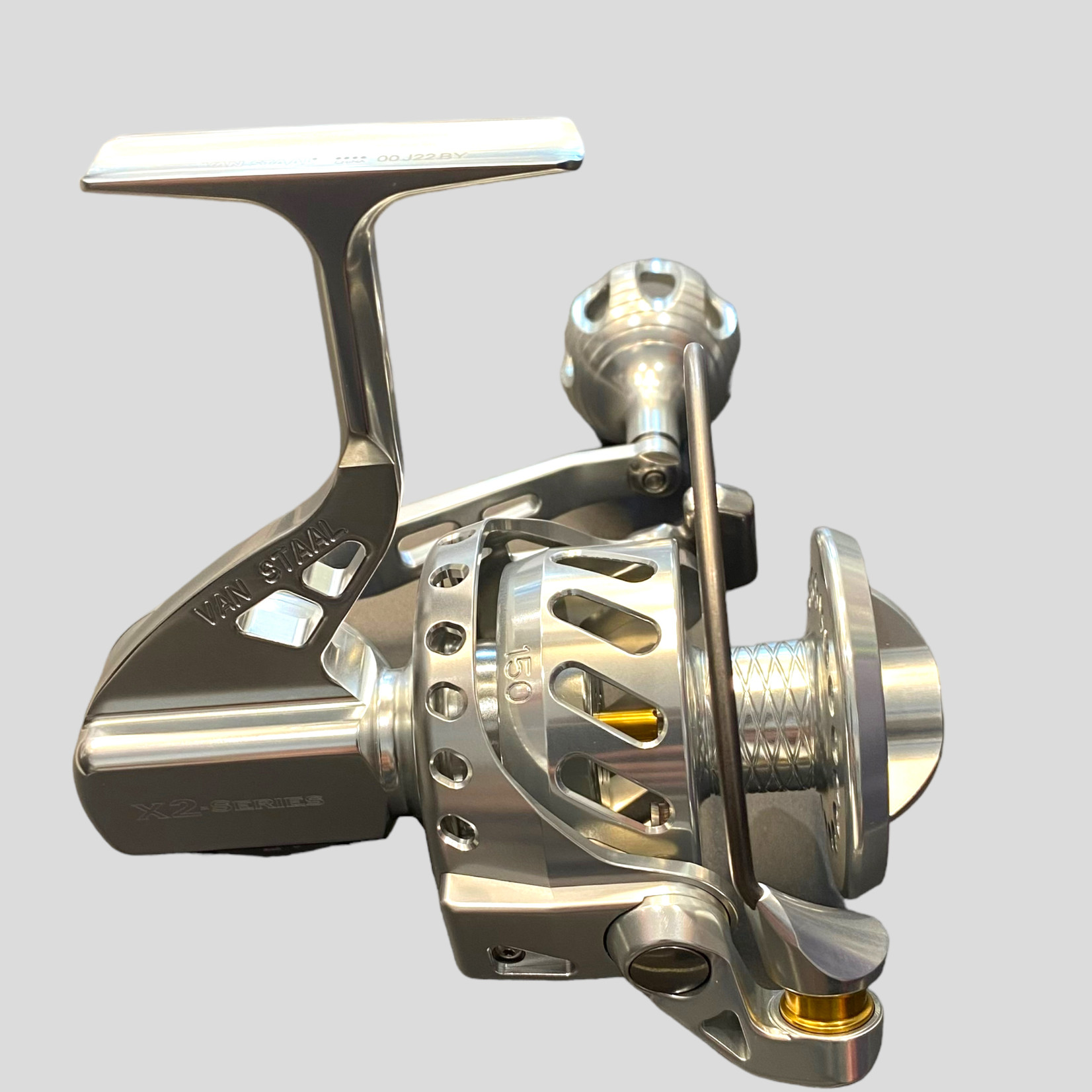 Van Staal X2 Spinning Reel Bailless 300 Size Silver Kuwait