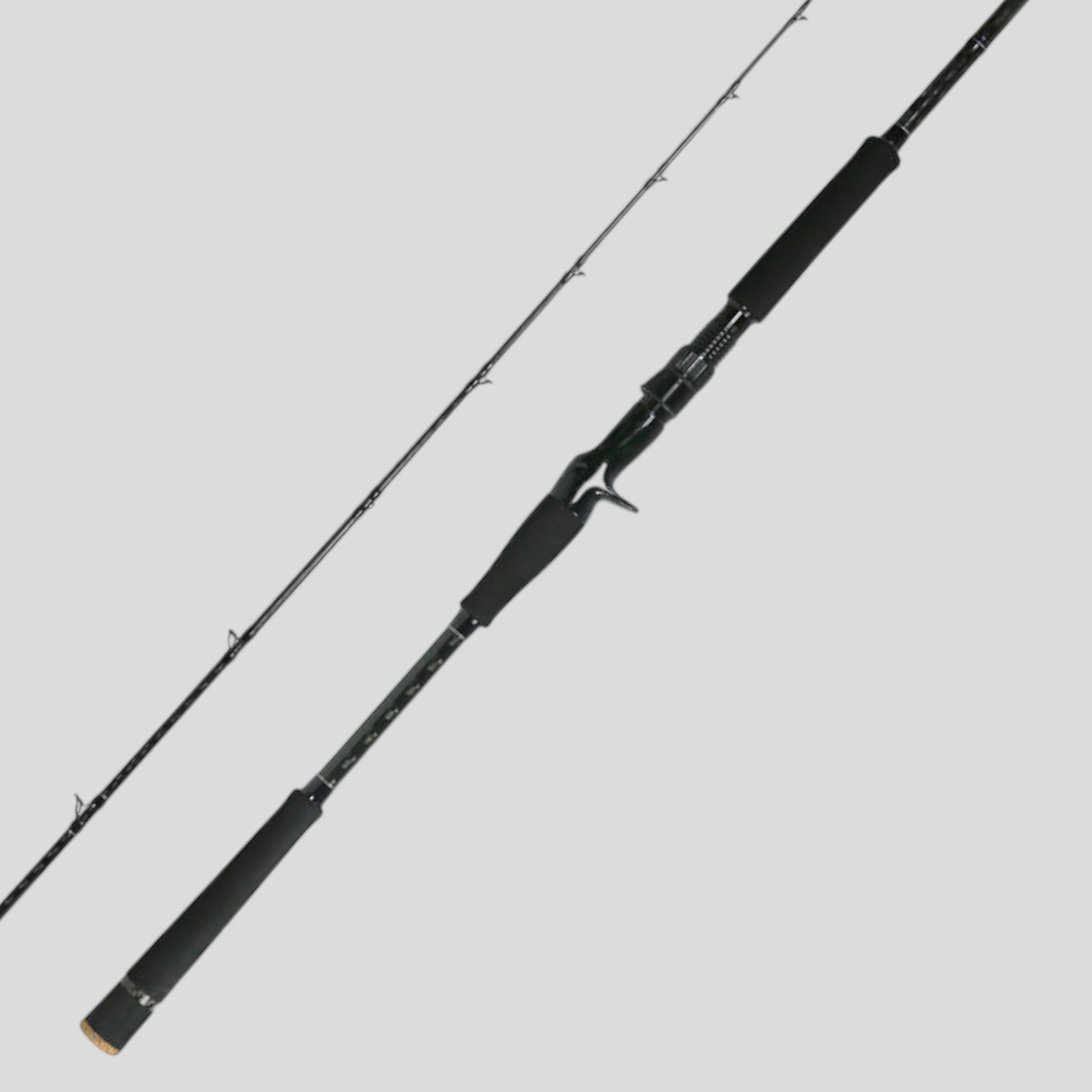 TCI Jigs Semi-Custom Black Pearl 7' Inshore Spinning Fishing Rod 1pc 8-17lb  MH