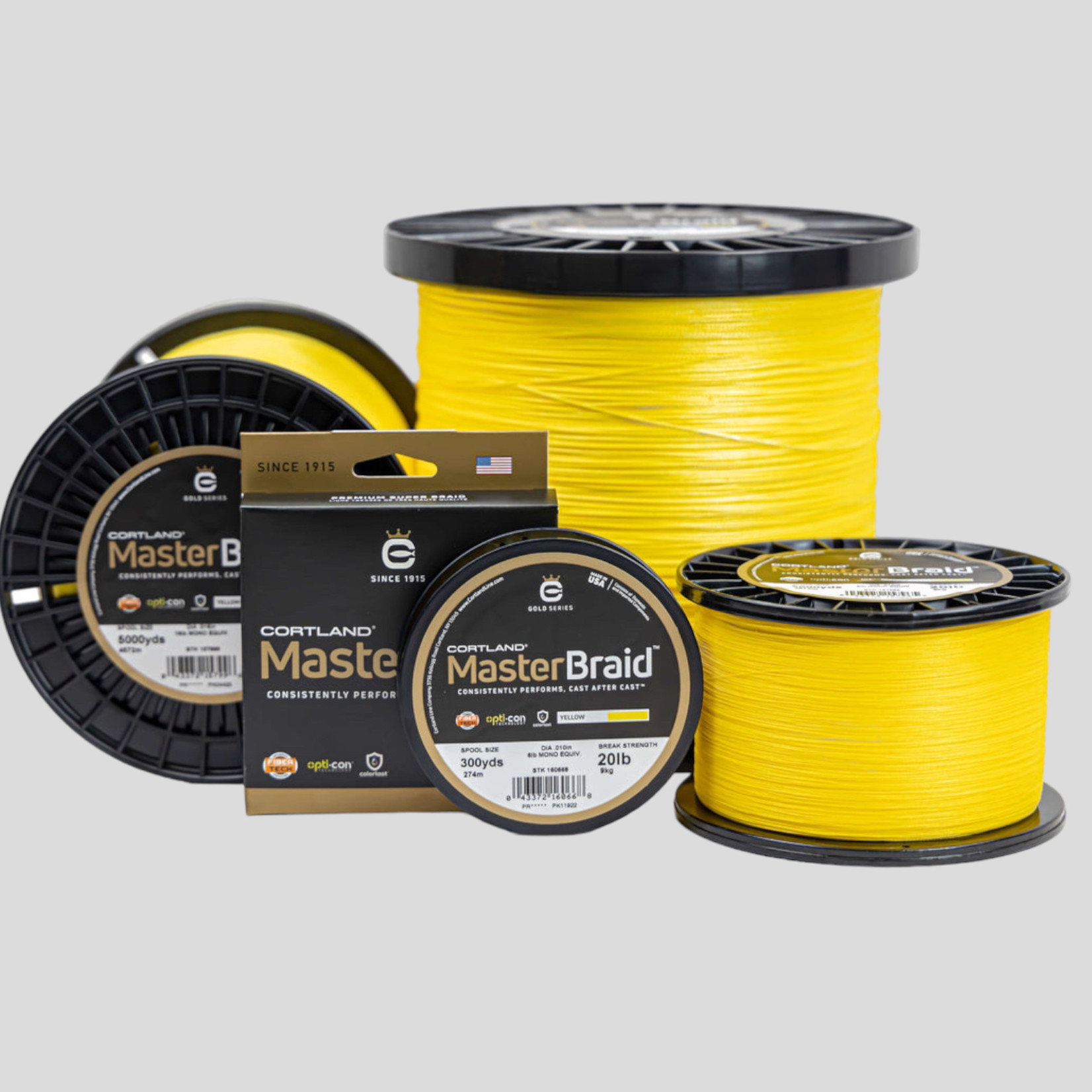 Cortland Master Braid Fishing Line - 50lb - 300yd - Blue