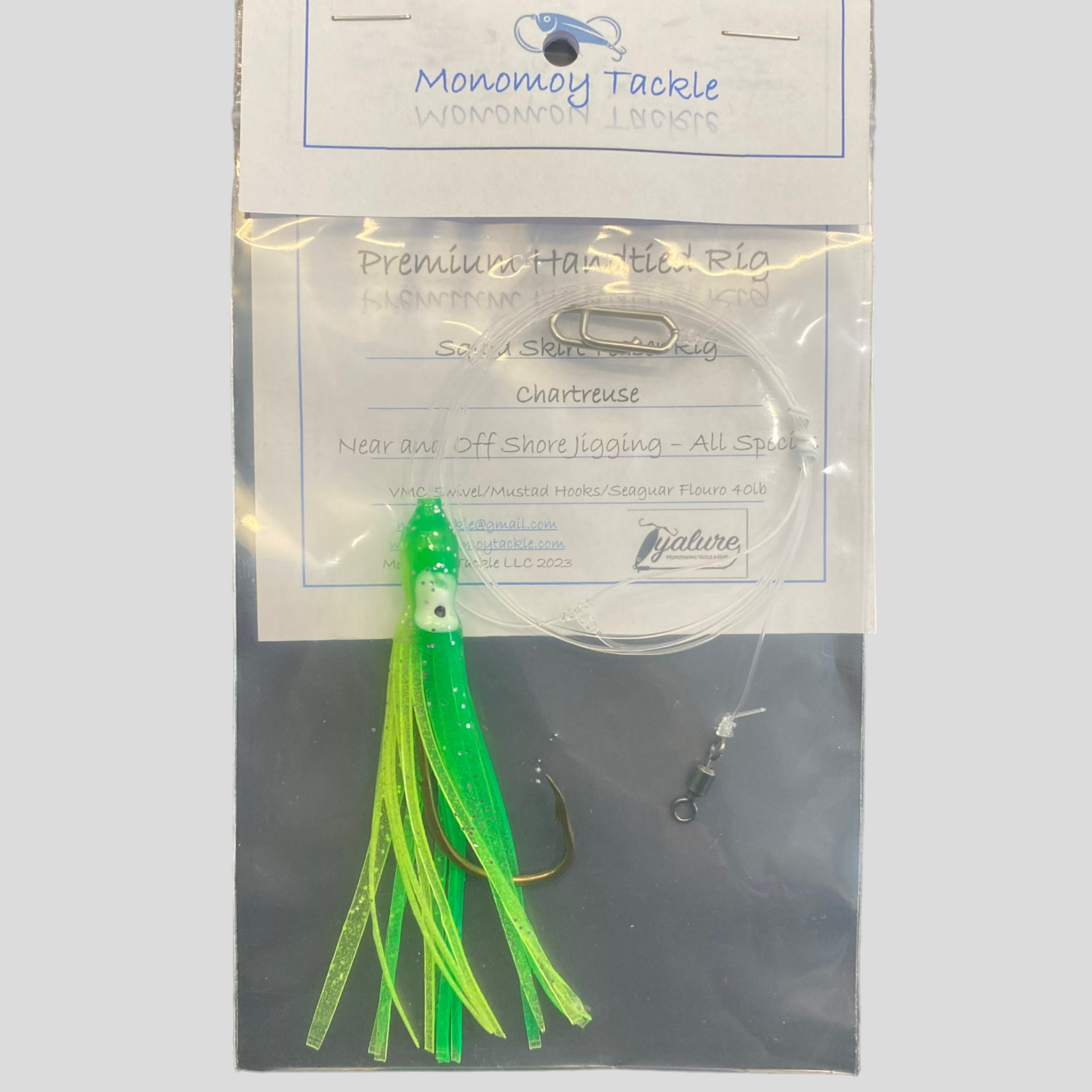 Monomoy Squid Skirt jig Rig - Tyalure Tackle