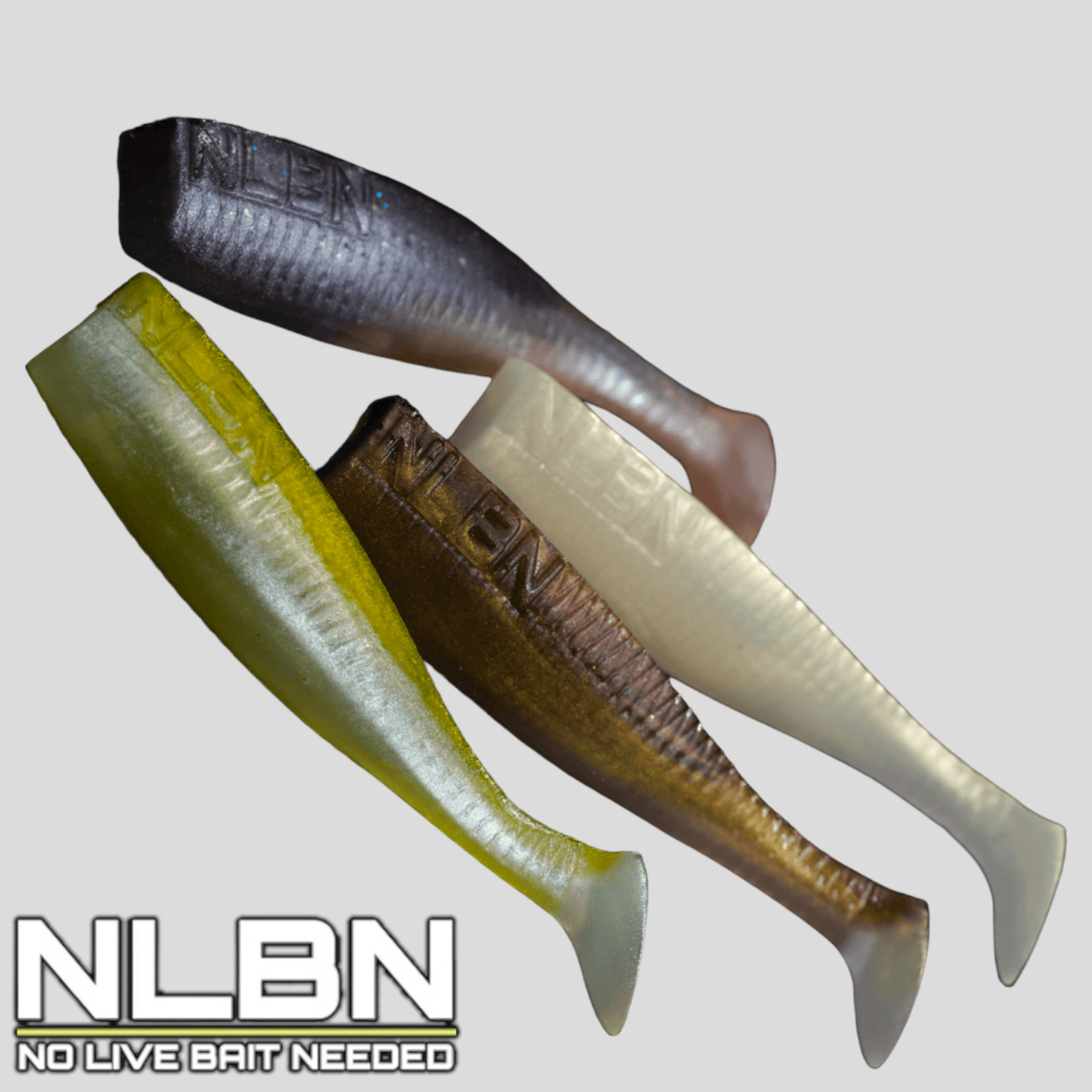 No Live Bait Needed NLBN 3 Paddle Tail