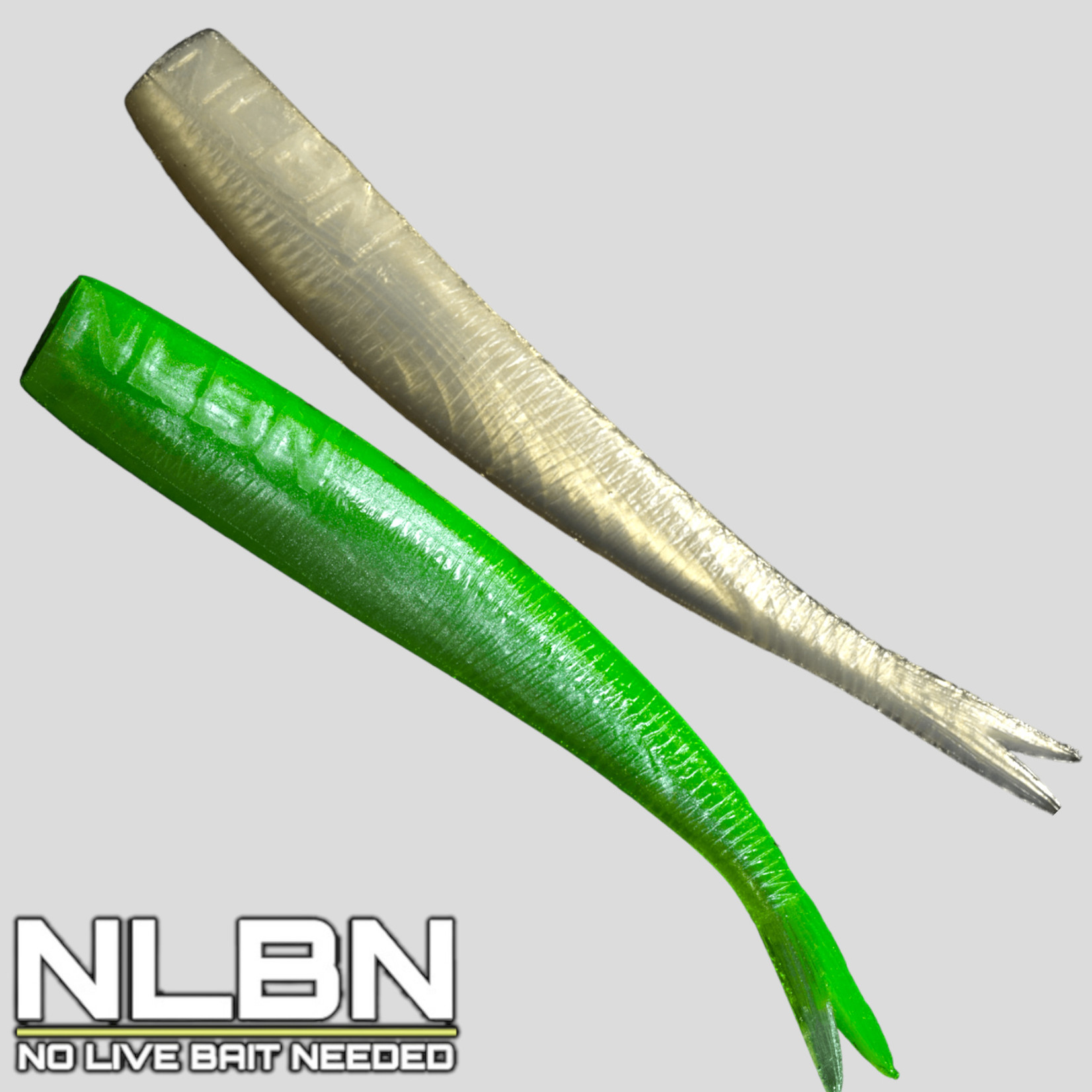 No Live Bait Needed NLBN 8" Straight Tail