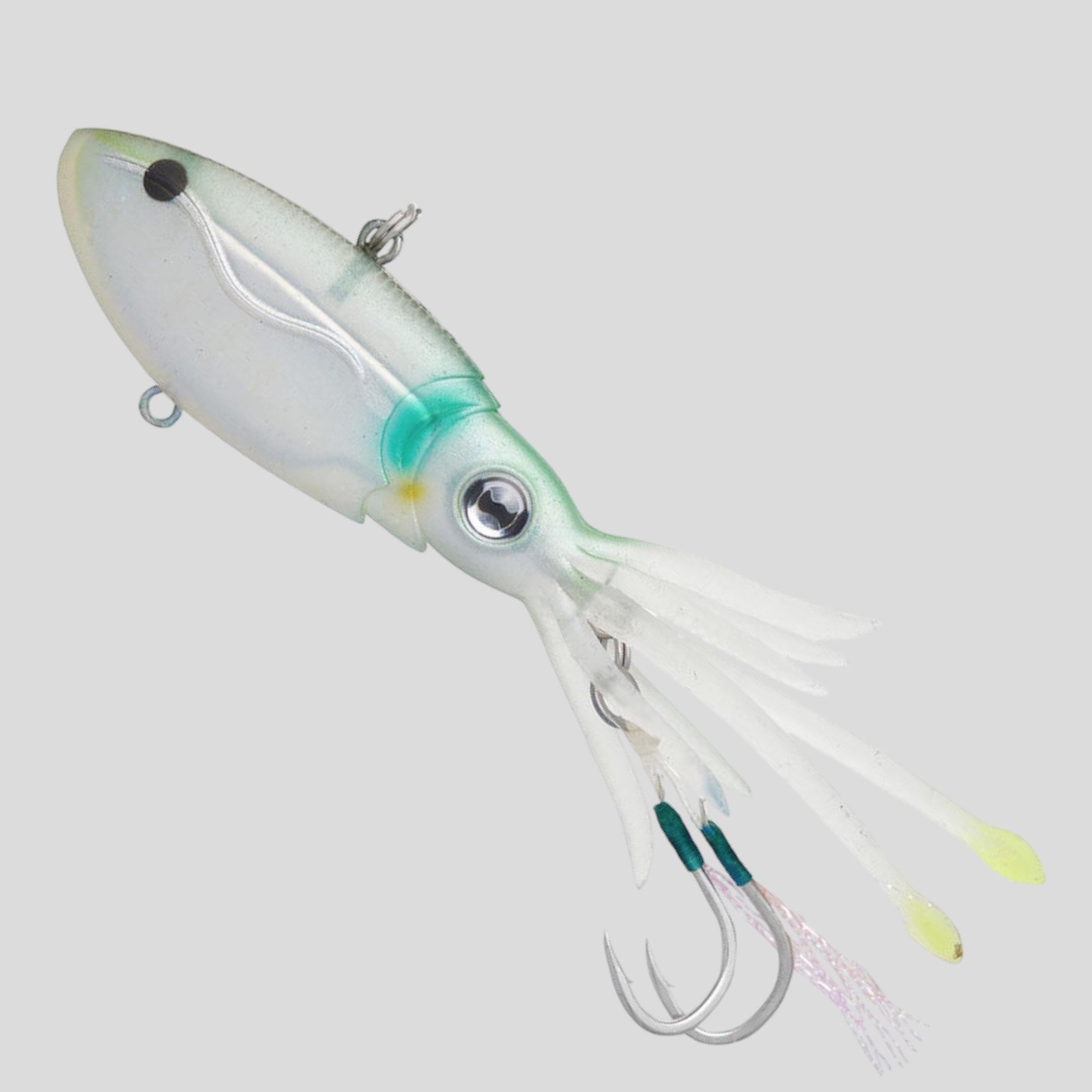 Noval Fishing Lure LED Lure Fluke Rig with Squid Bass Fishing Lure