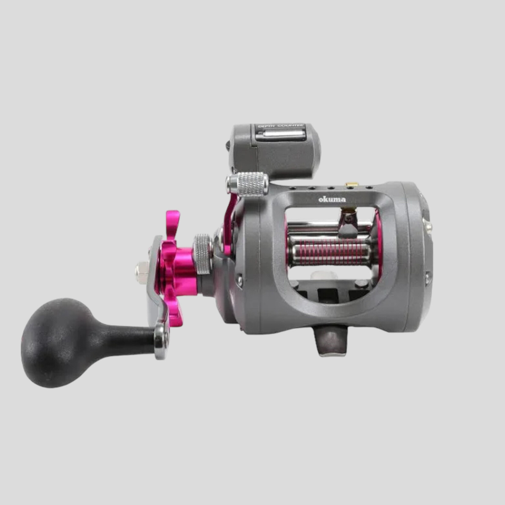 Okuma Cold Water Star Drag Line Counter 5.1:1 Fishing Reel, Left Hand,  CW-203DLX