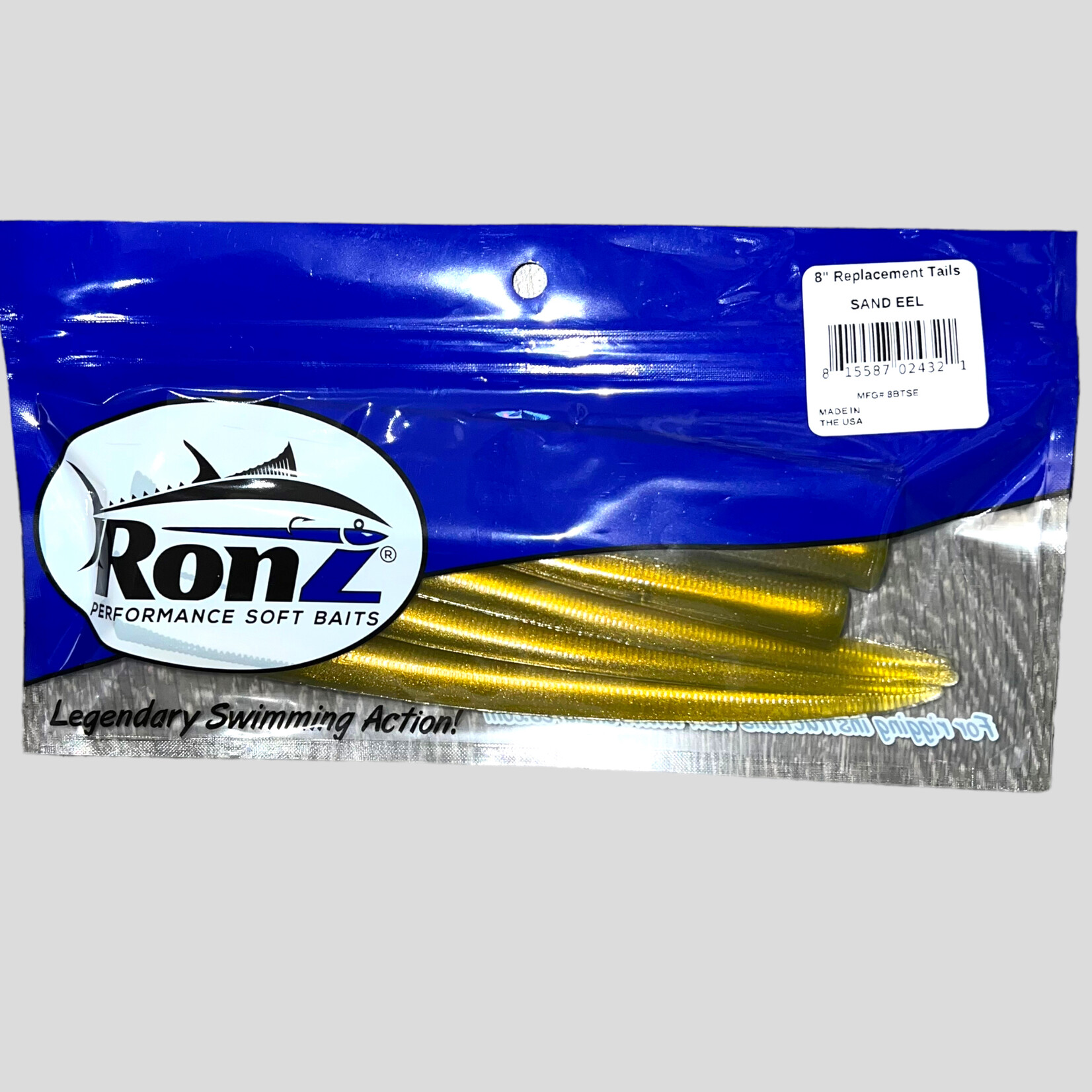 Ronz Replacement Tails 8inch - Tyalure Tackle
