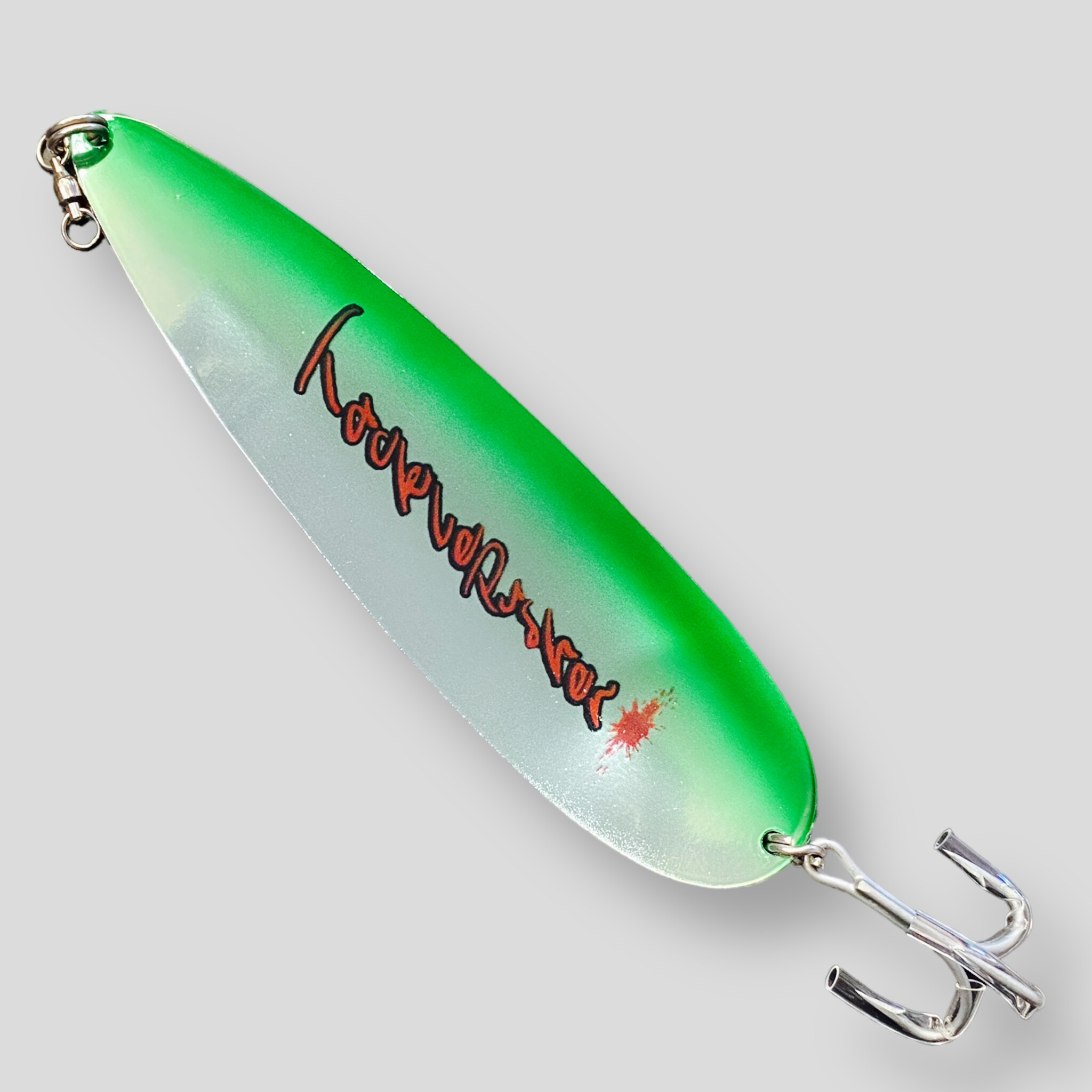 Silver Flutter Hex Fishing Spoon 3.25" 8cm – Build Your Own Tackle, Wholesale Lot