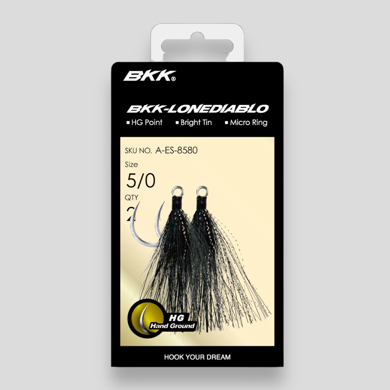 BKK BKK Lone Diablo Bucktail Hook