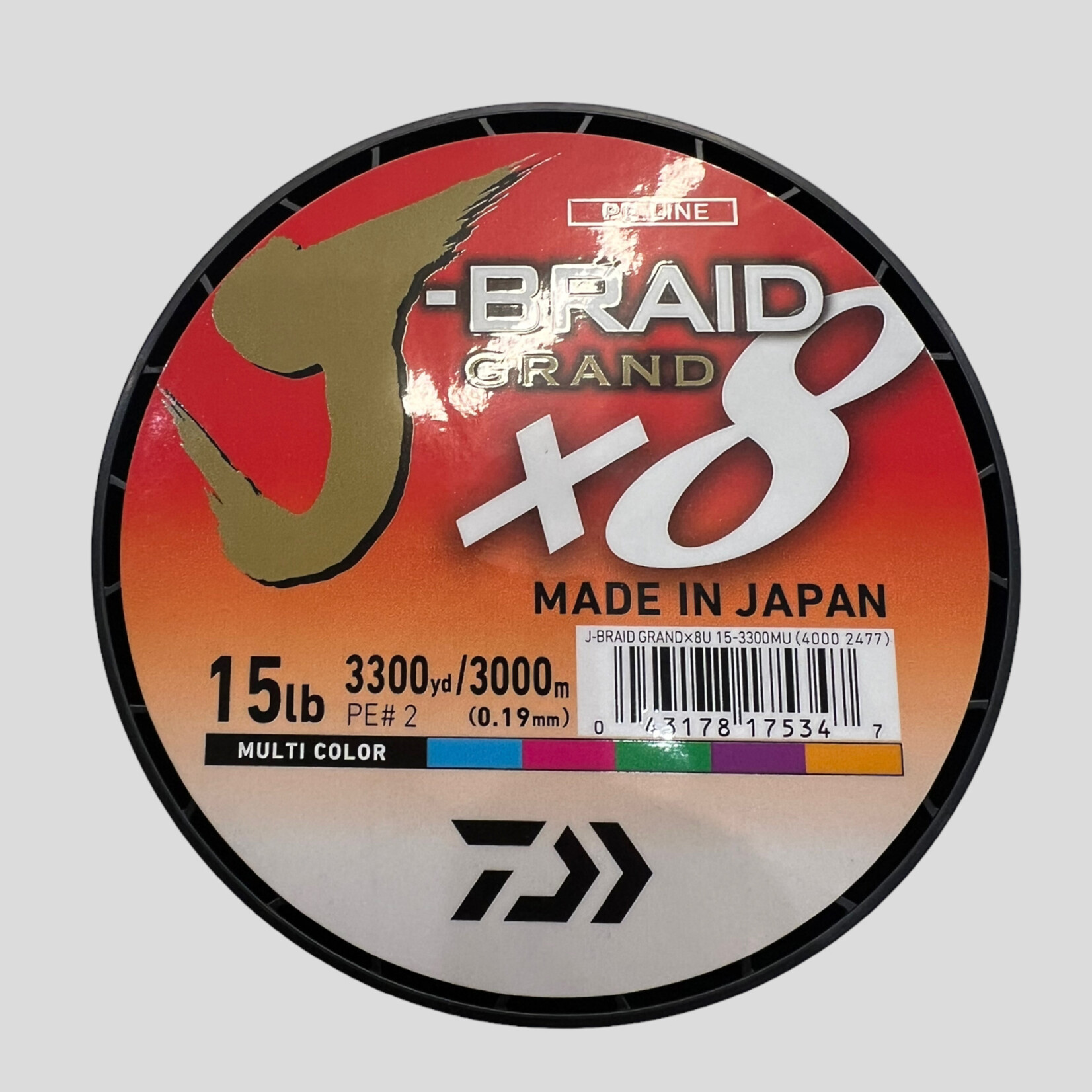 Daiwa Daiwa J-Braid Grand Multi Bulk Spools 3300M