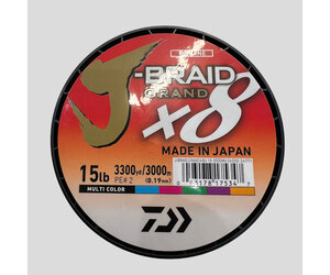 Daiwa J-Braid Grand Multi Bulk Spools 3300yd - Tyalure Tackle
