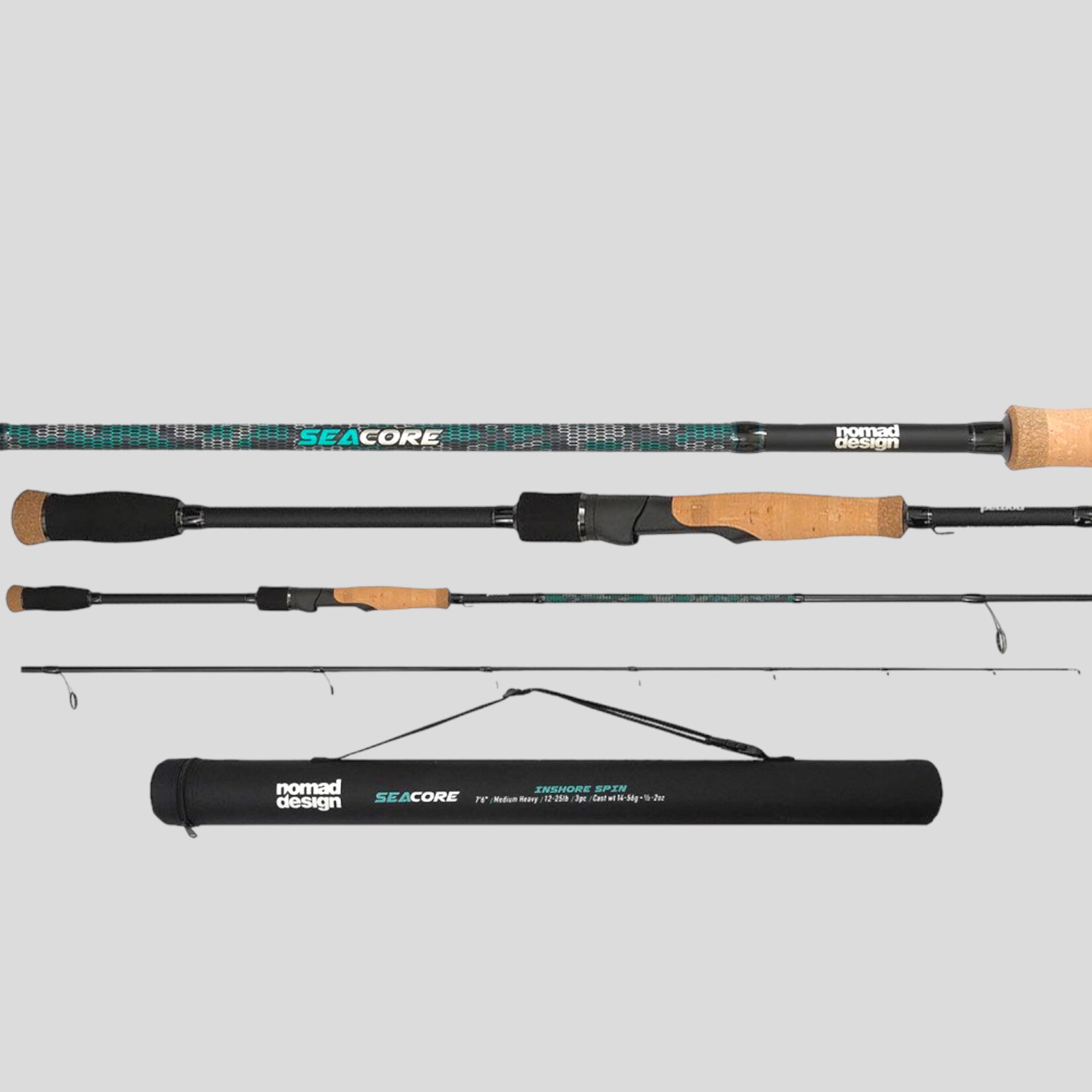 Nomad Nomad Seacore Inshore Travel Spin Rod