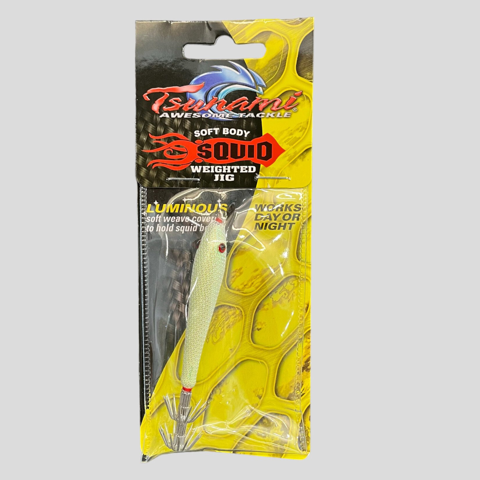 Hayaari Sub - FISH INC TROLLING SQUID ————————————— Available in two sizes  and weights of 35g and 55g ————————————— #hayaarisub #hayaarimarine  #htackle #fishing #casting #trolling #squid #lures #jigs #jigging #reels  #rods #angler #