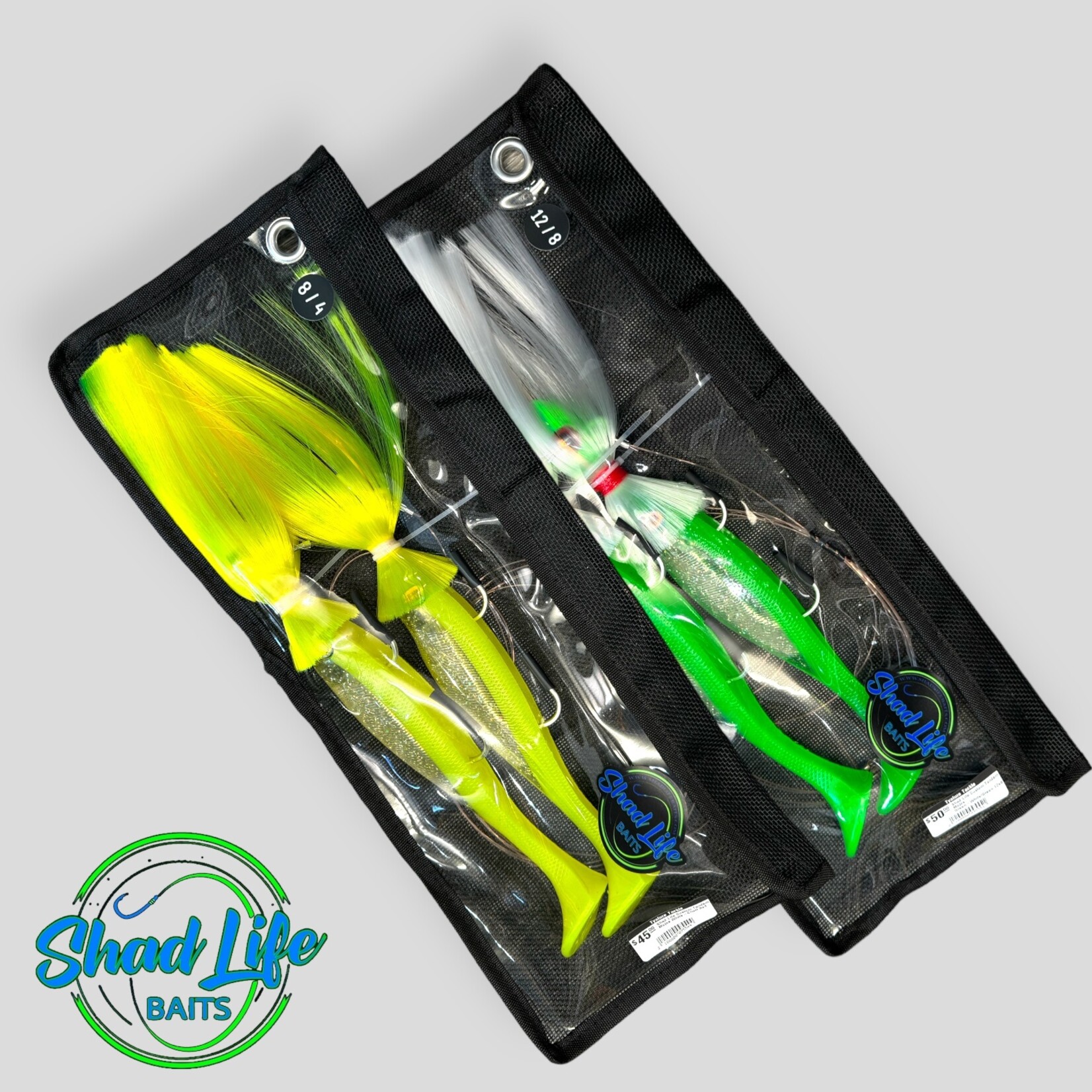 Shad Life Baits Shad Life Custom Glow Tandem Mojos