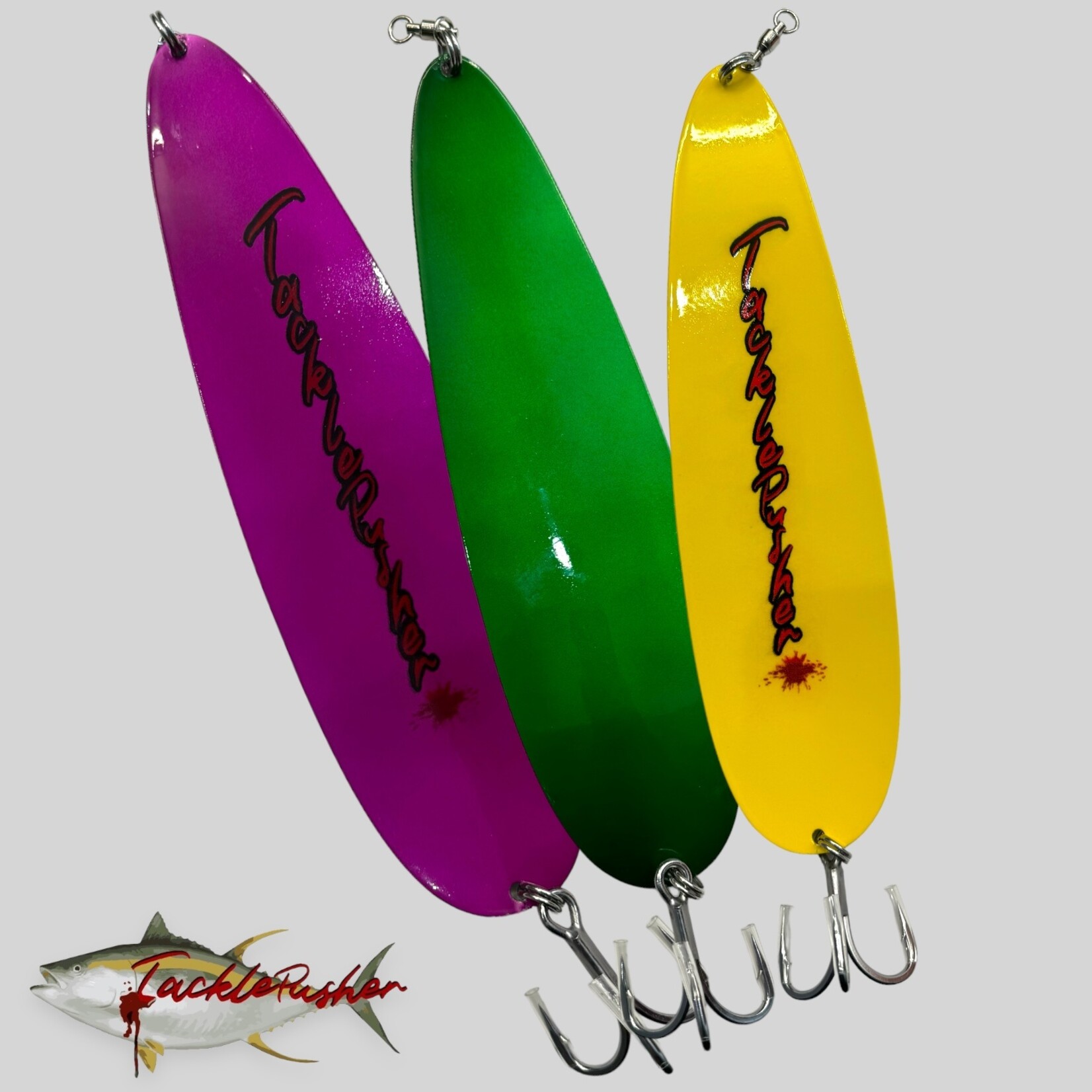 Tacklepusher Tacklepusher Limited Glow Flutter Spoons