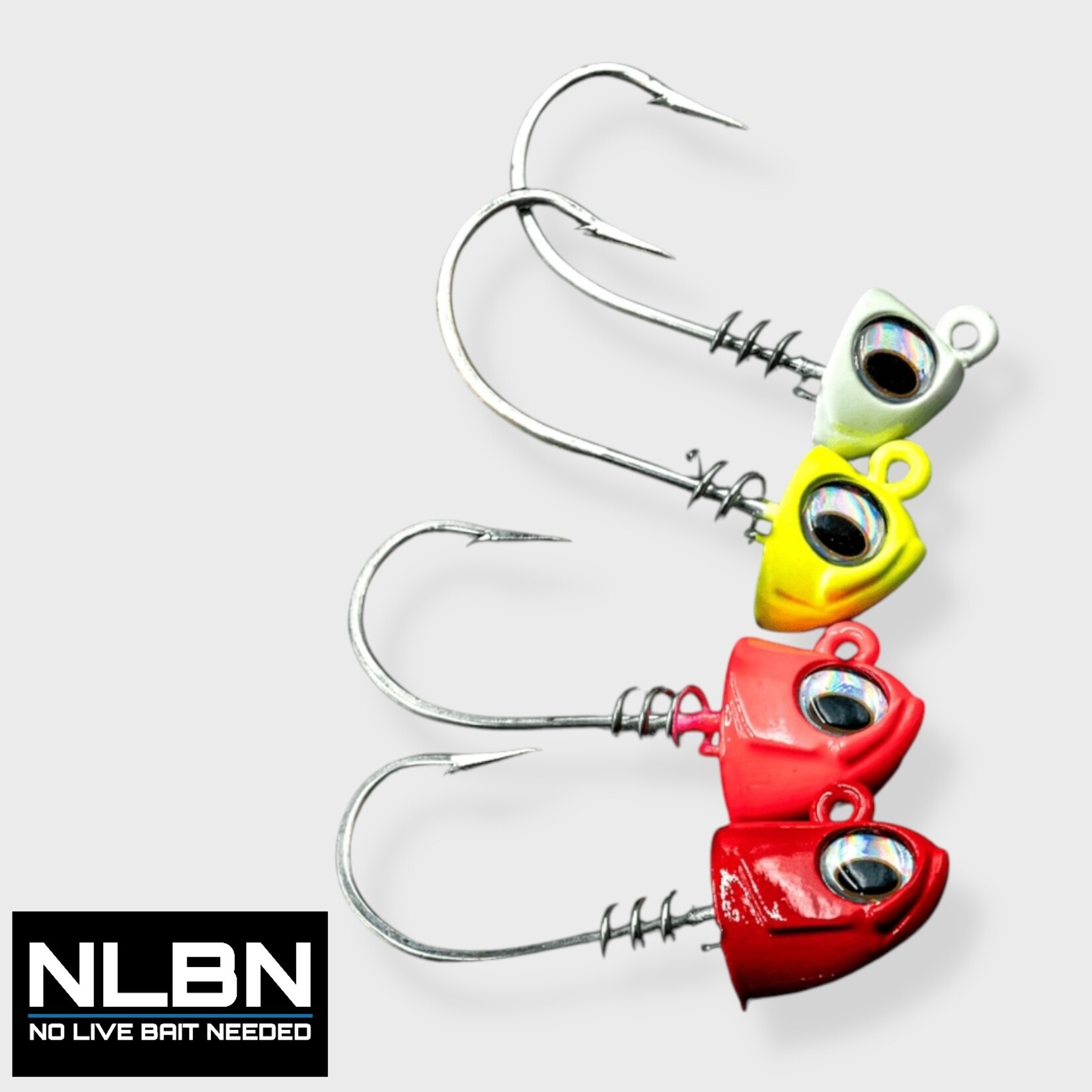 No Live Bait Needed NLBN 5" Hot Heads 8/0