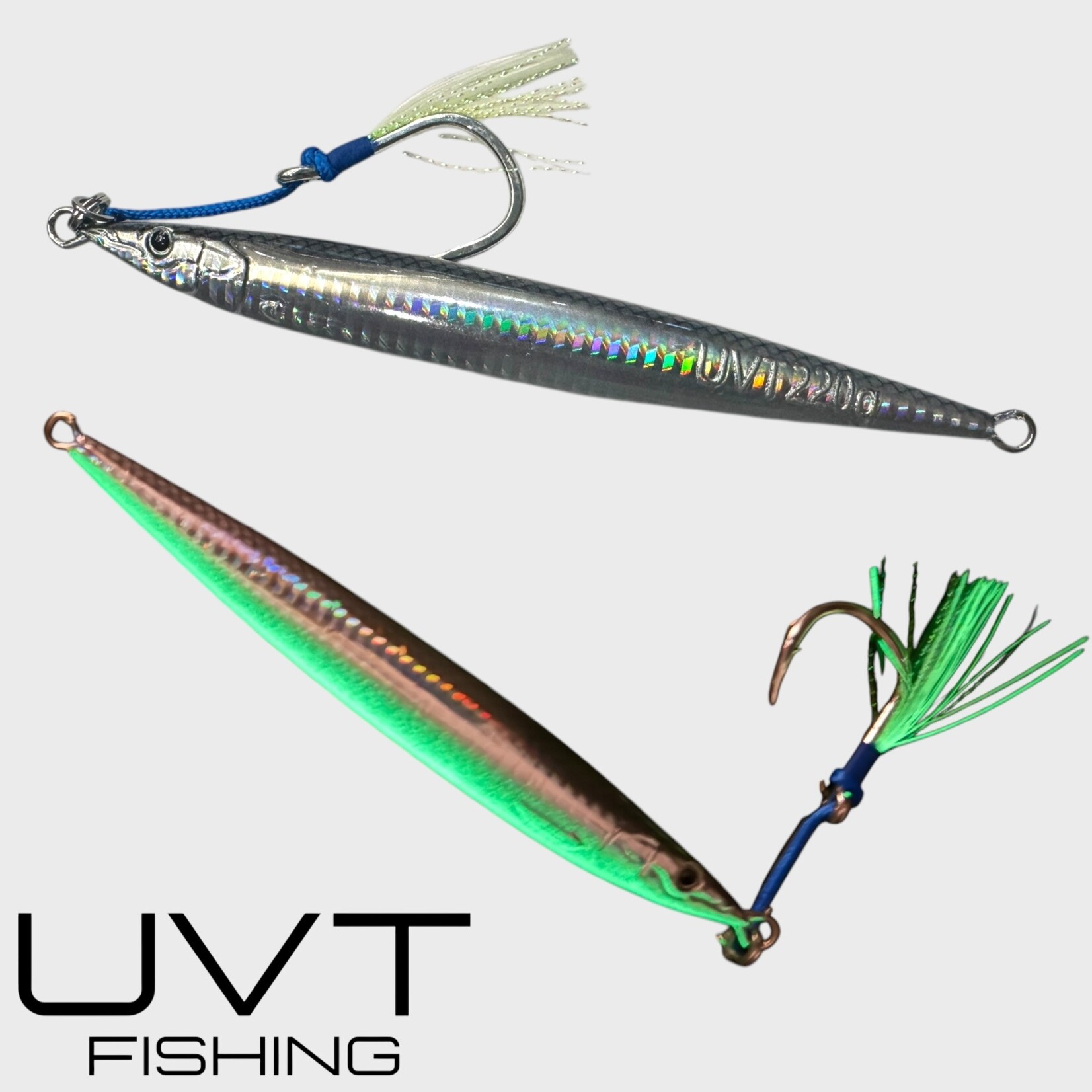 UVT Fishing UVT Glow Glass Sandeel jig
