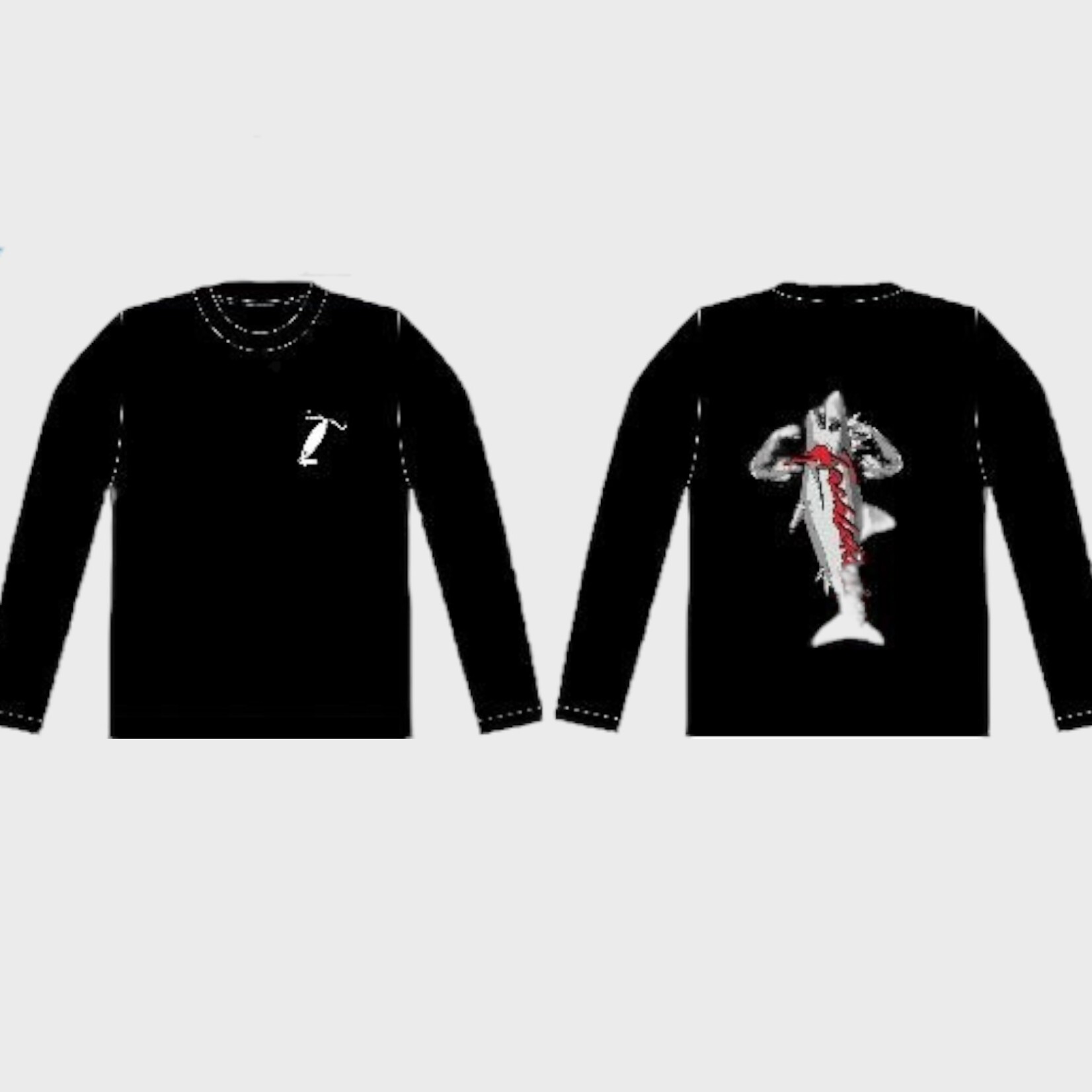 Sea Threads Sea Threads Tacklepusher Flex Shark Performance Hoodie