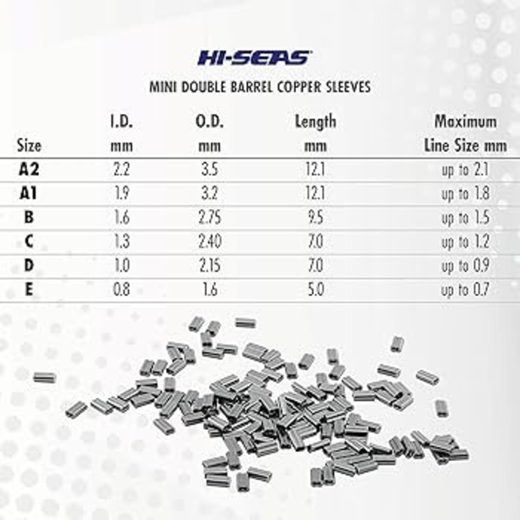 hi seas Hi Seas Mini Double Barrel Copper Sleeves