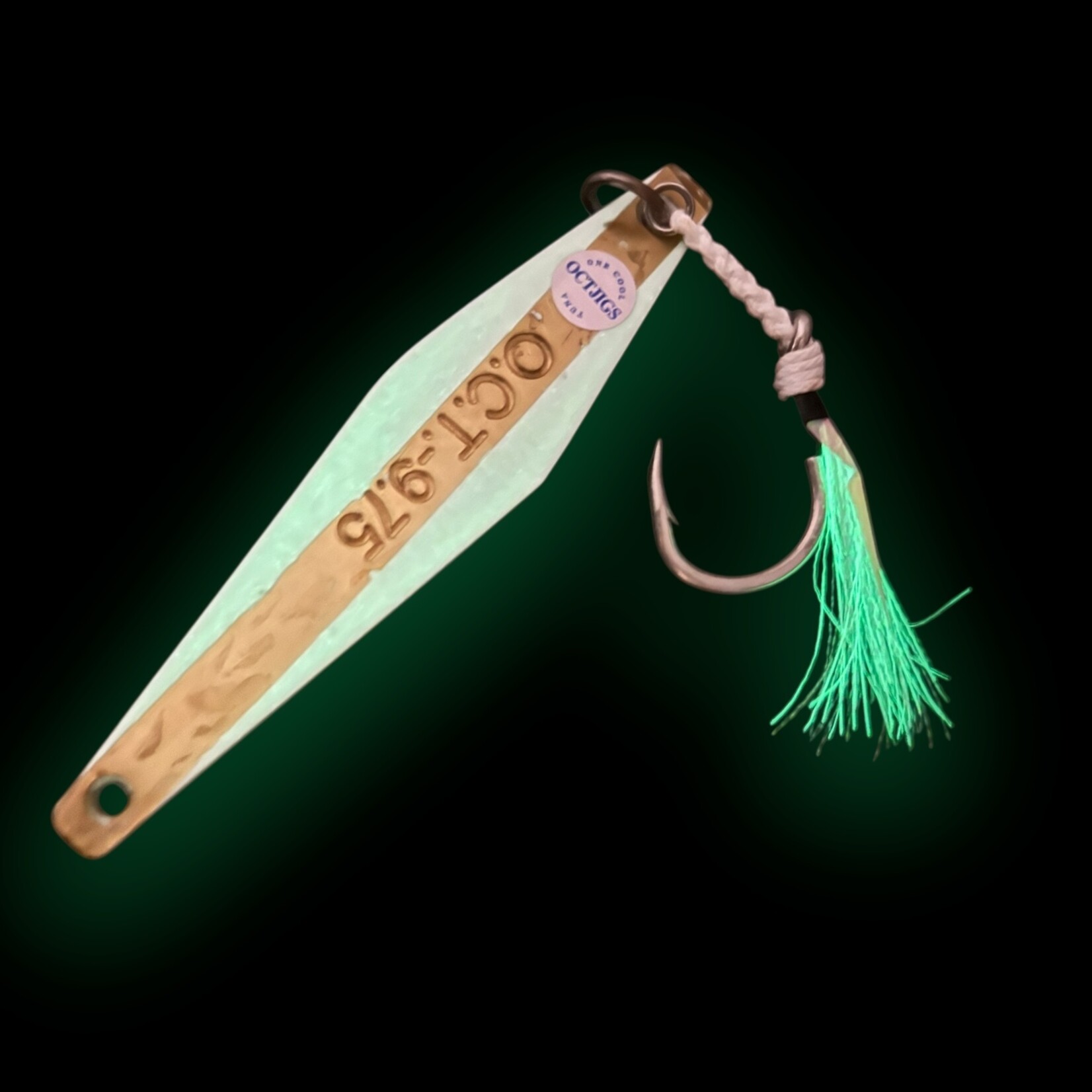 One Cool Tuna OCT Brass GLOW Jig