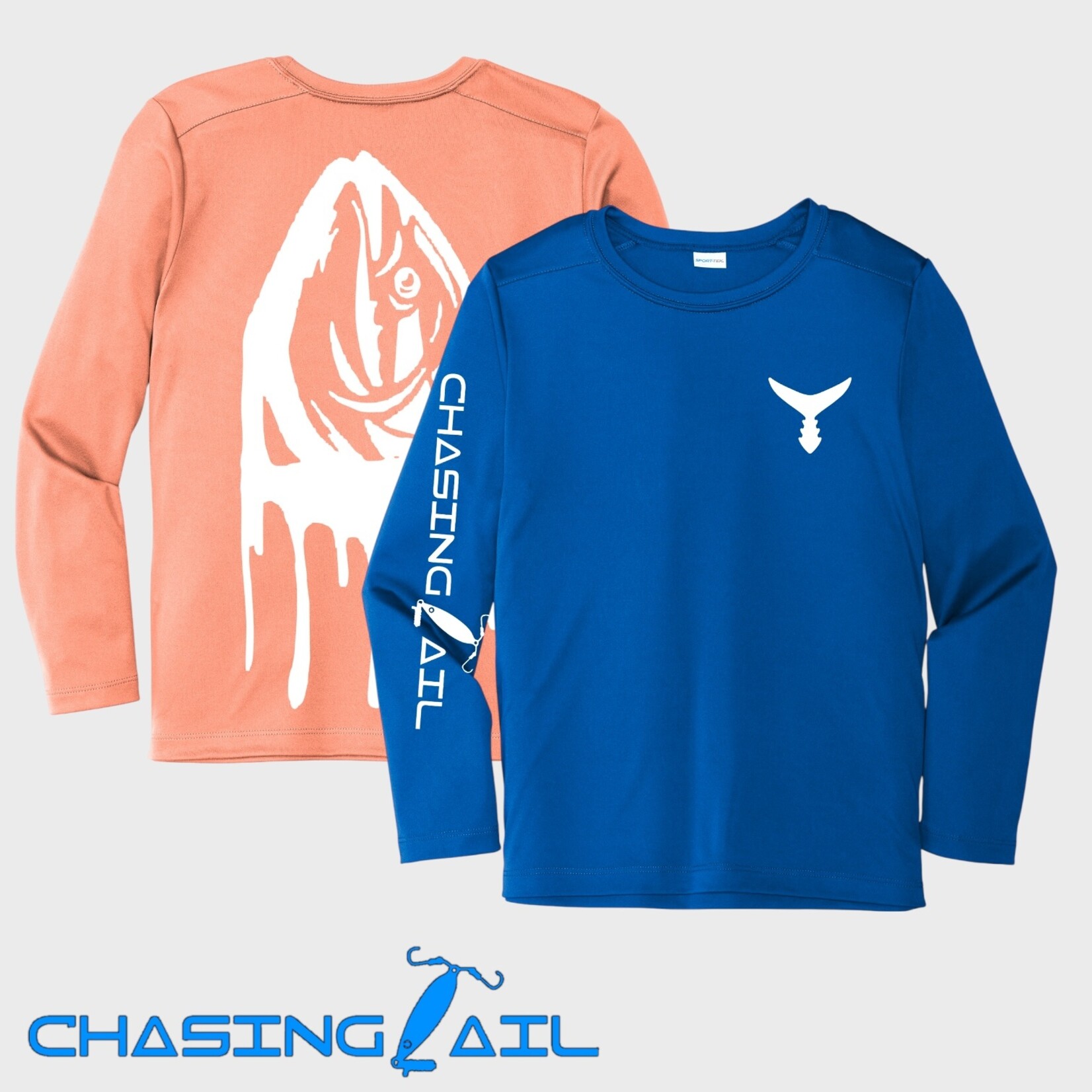 Chasing Tail Apparel Chasing Tail Drippy Tuna Youth Performance LST