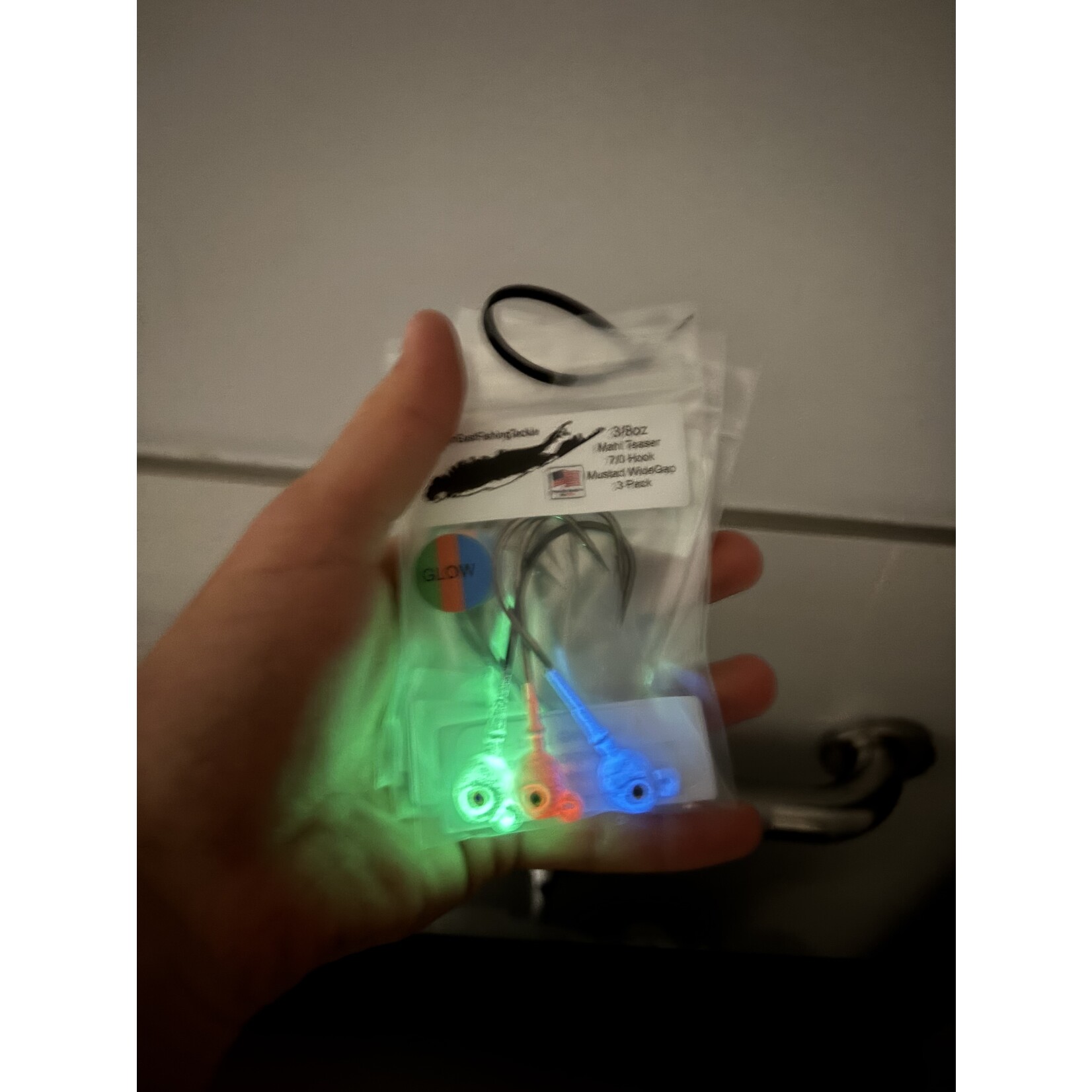 Northeast Fishing Tackle North East Glow Teaser Hooks