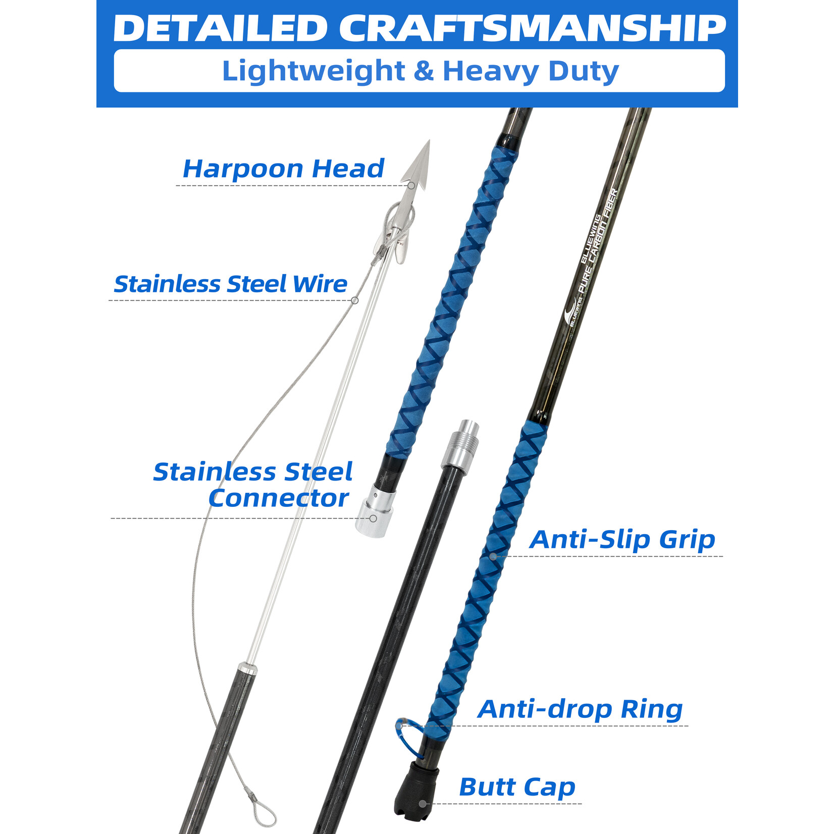 Bluewing Bluewing Carbon Fiber Harpoon
