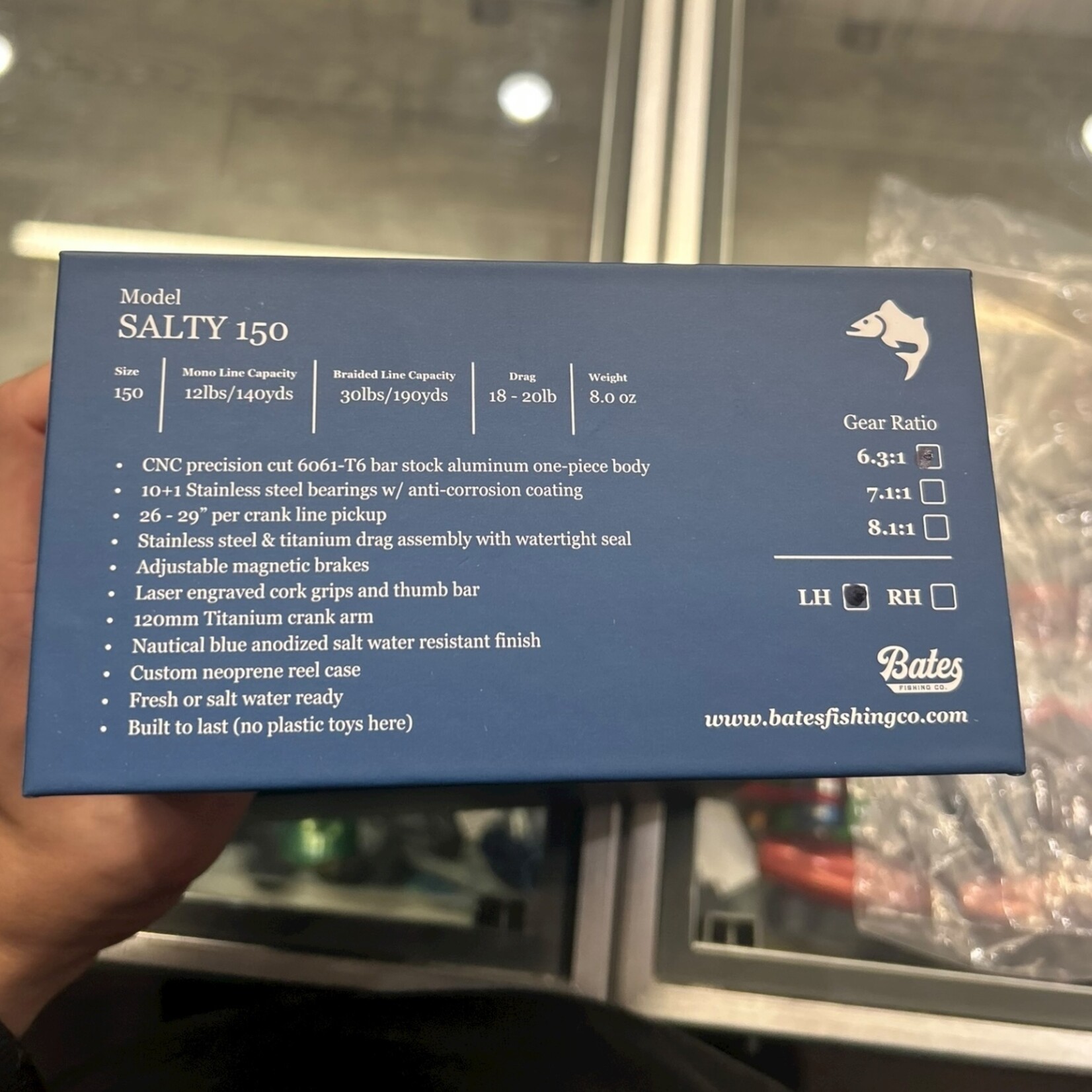 Bates Fishing Co. Bates The Salty Baitcaster 150