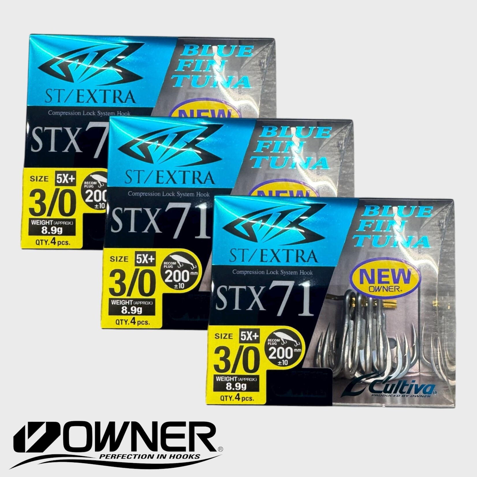 Owner Owner STX-71TN Stinger Treble Hooks