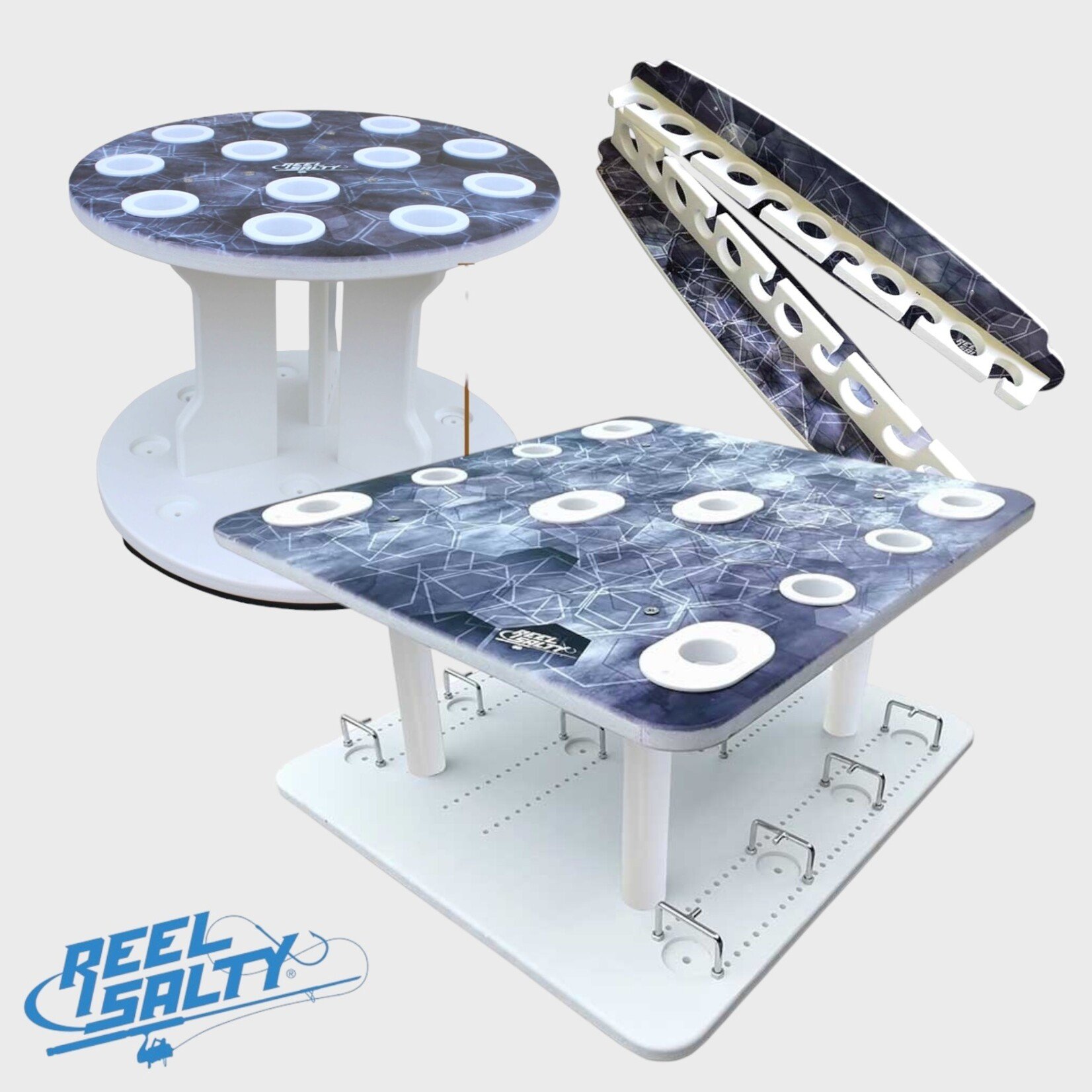 Rush Creek Creations Reel Salty Rod Racks