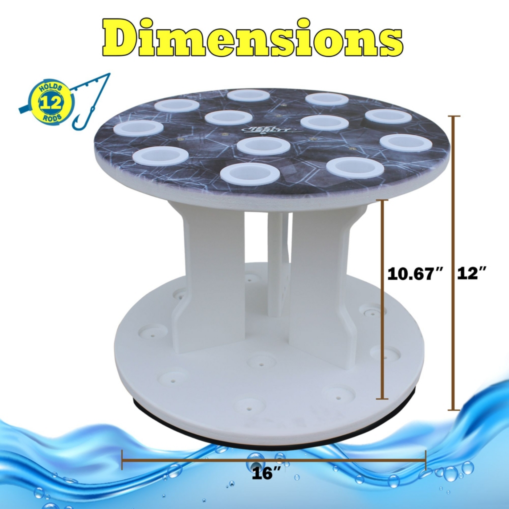 Rush Creek Creations Reel Salty Rod Racks