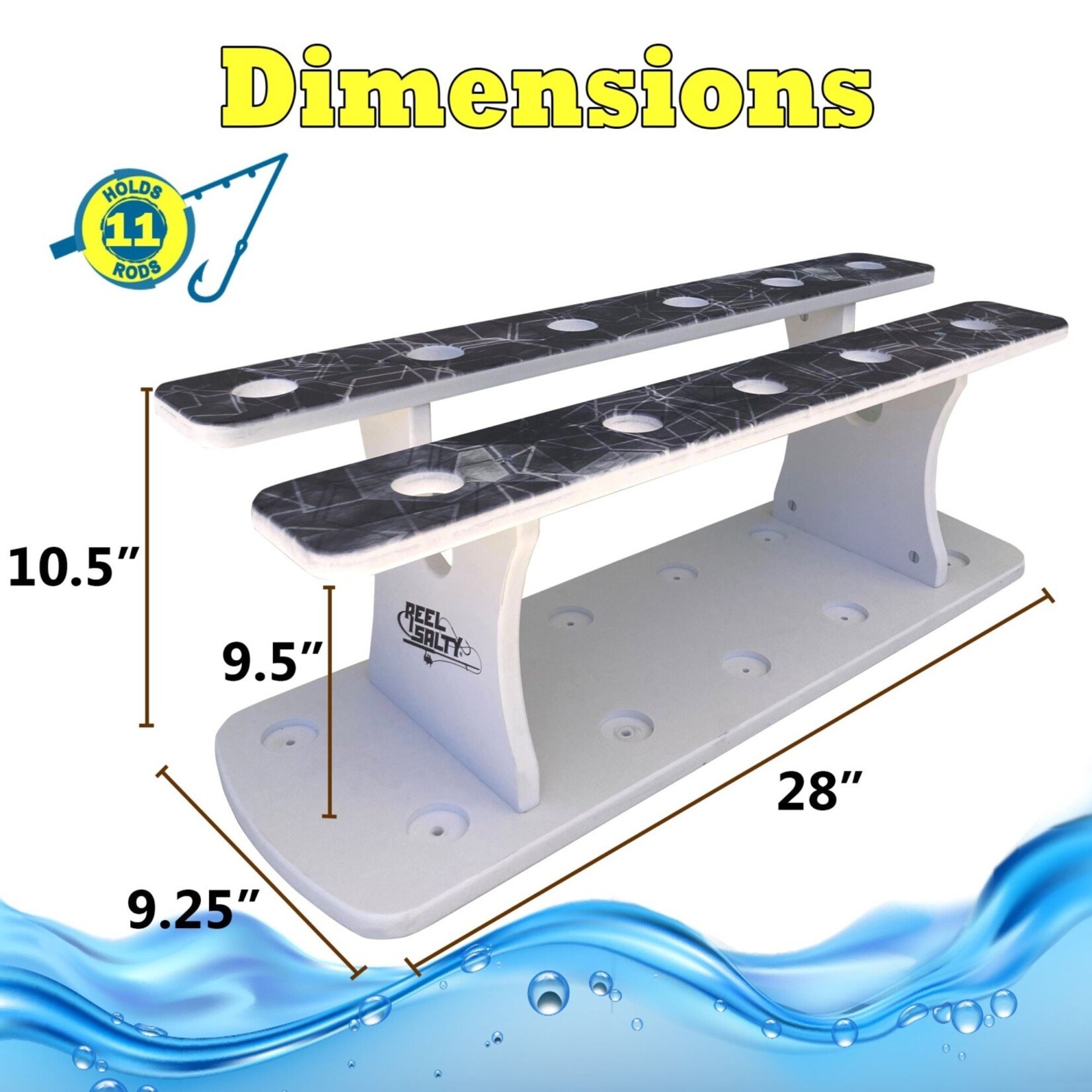 Rush Creek Creations Reel Salty Rod Racks