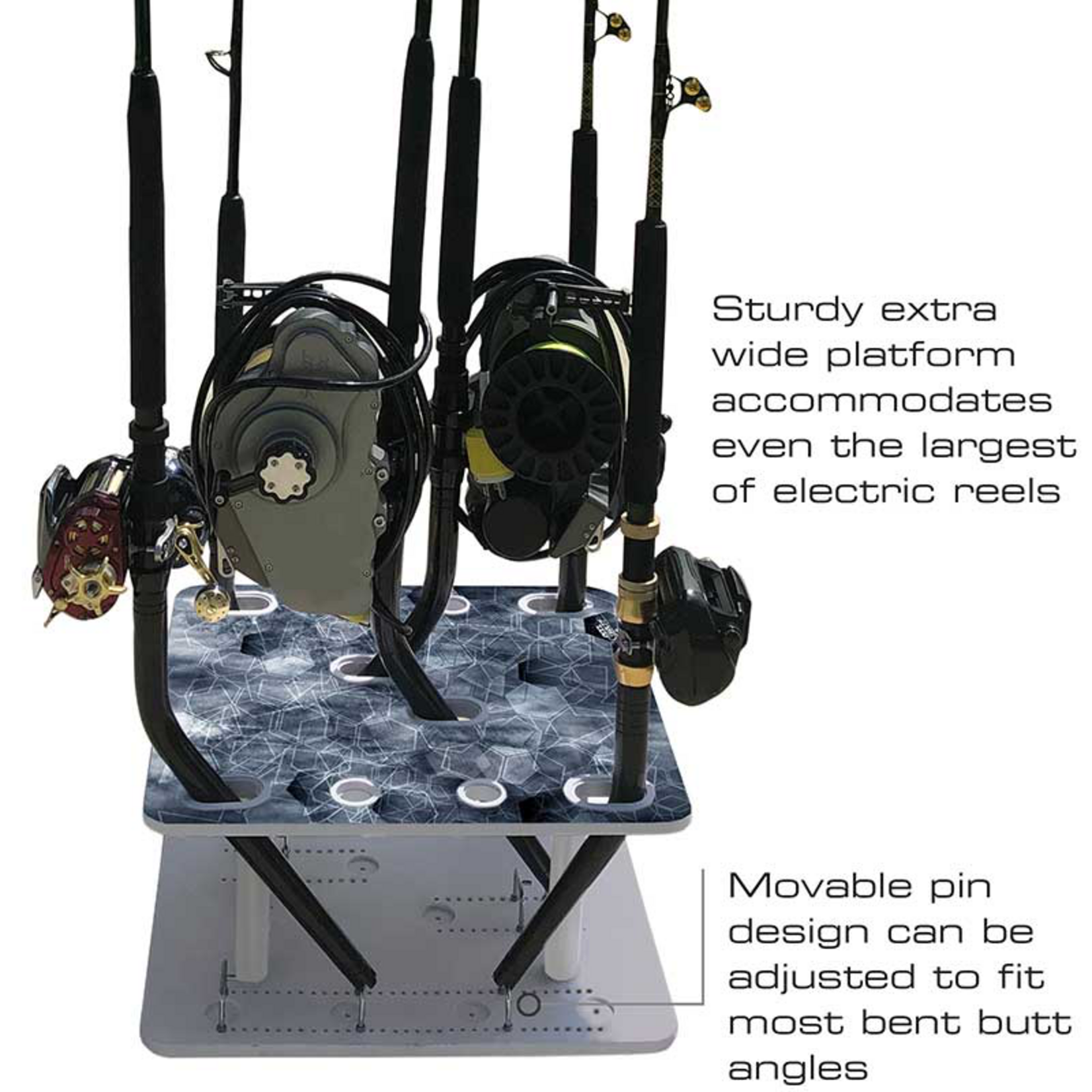 Rush Creek Creations Reel Salty Rod Racks