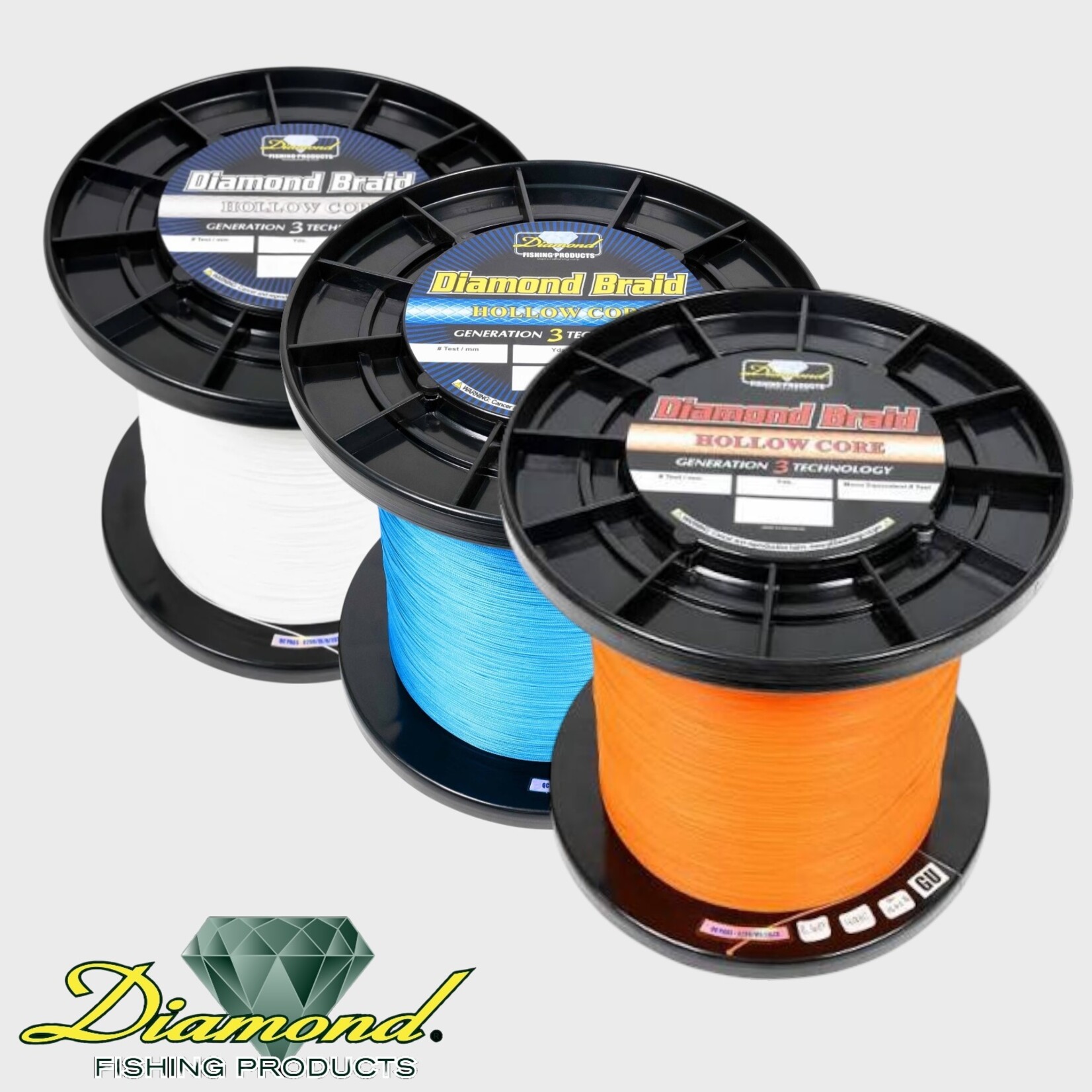 Diamond Diamond 16X Hollow Core Braid